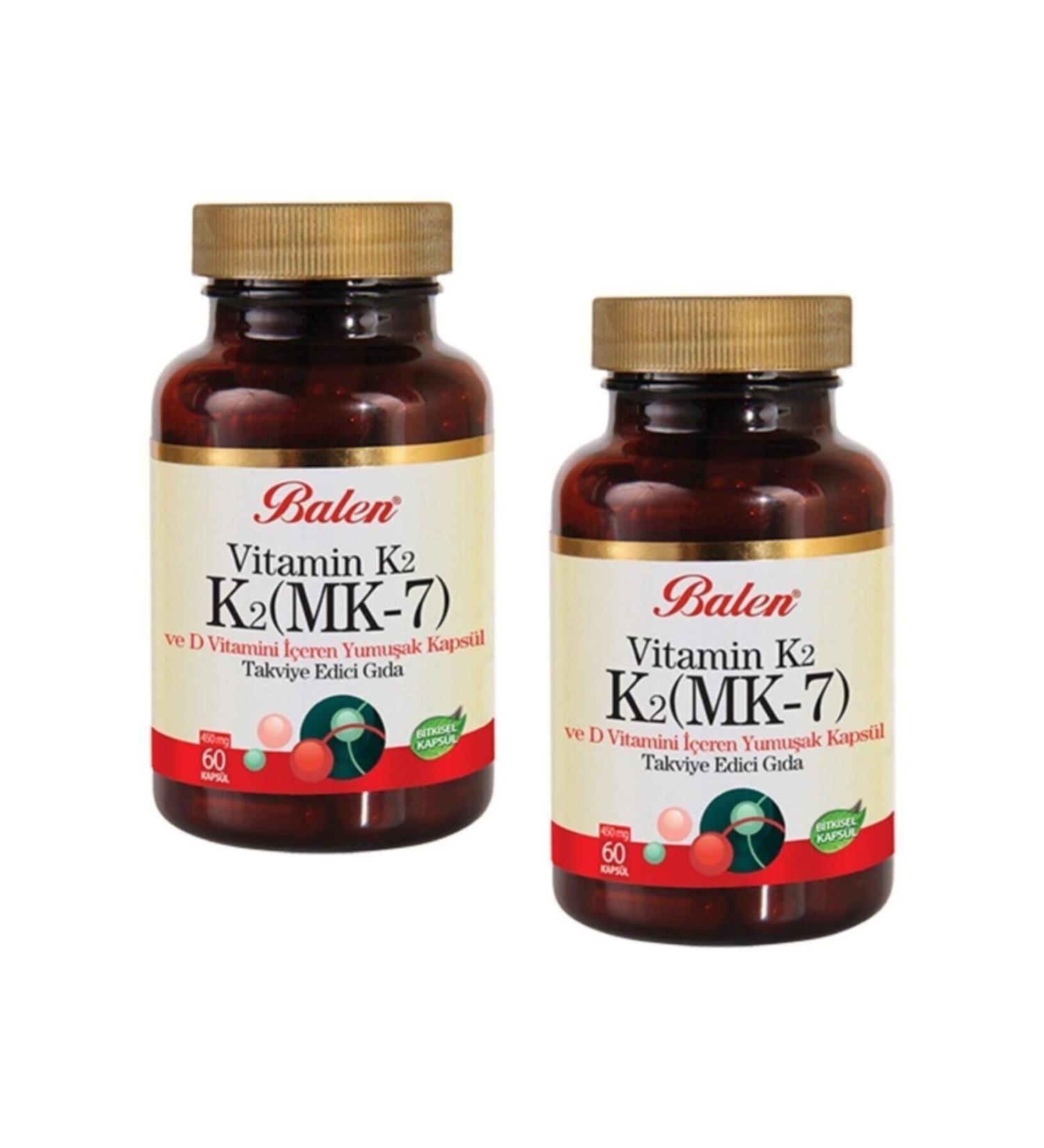 Balen Vitamin K2 And Vitamin D 450mg*60 2 Pieces