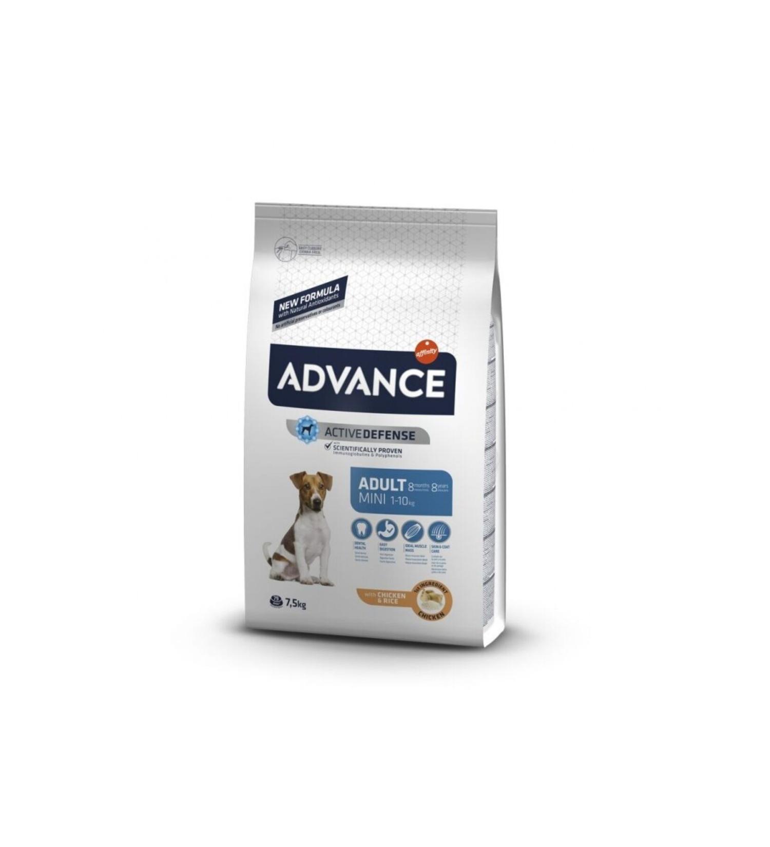 Advance Chicken and Rice Small Breed Adult Dog Food 7.5kg