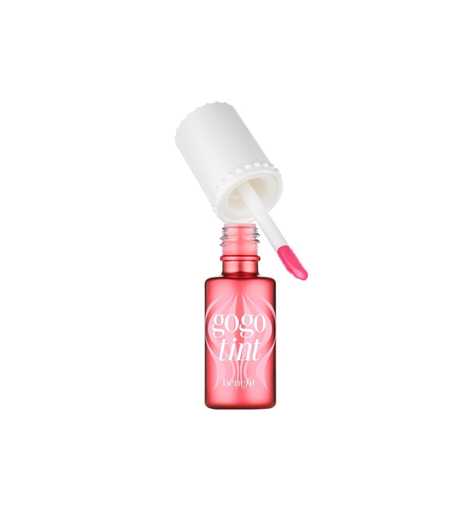 benefit cosmetics Gogo Tint - Smudge-Resistant Long-Lasting Cherry Red Liquid Lip & Cheek Tint