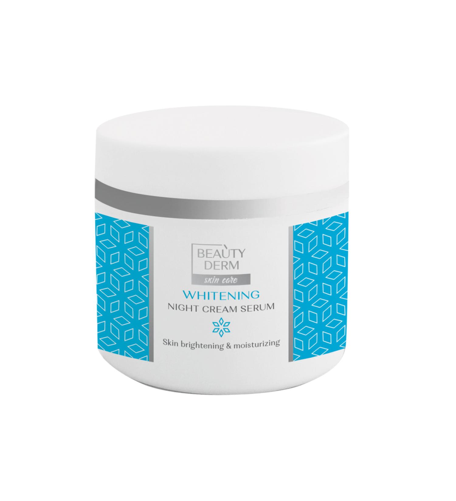 BEAUTY DERM Night Cream 7 Organic Extract 50ml Allantoin and Hyaluronic Acid Brightening Effect Anti-Dark Spot