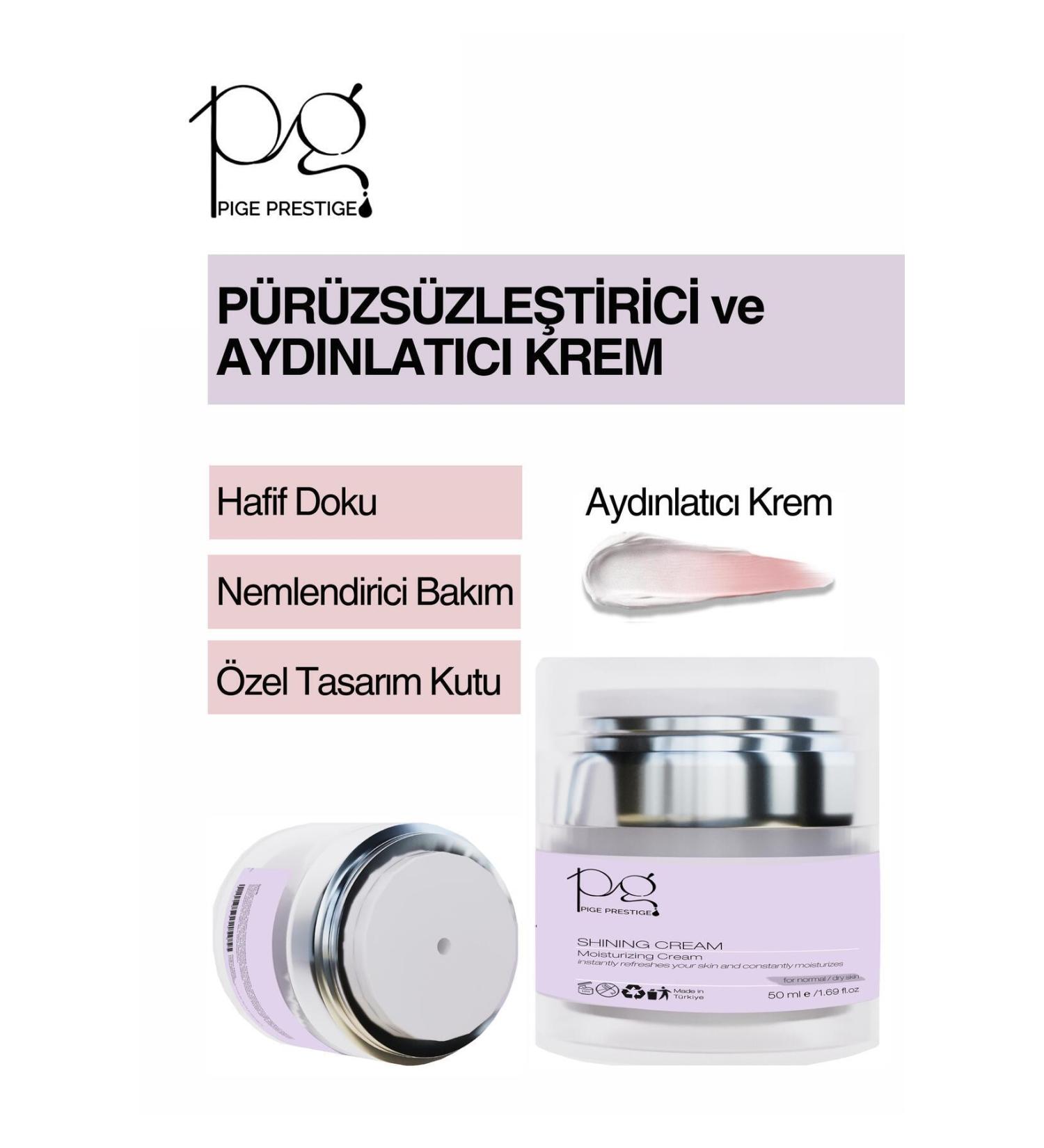 Pige Smoothing Brightening & Moisturizing Cream 50 Ml - Buy Online on GoSupps.com