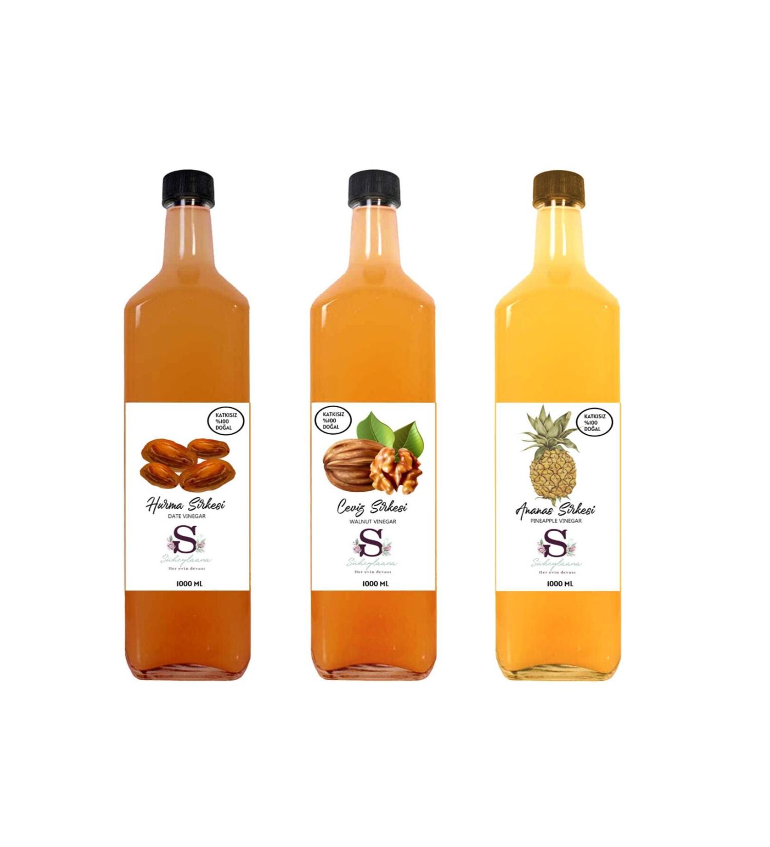 S heylaana Natural Date Walnut and Pineapple Vinegar 1000 Ml