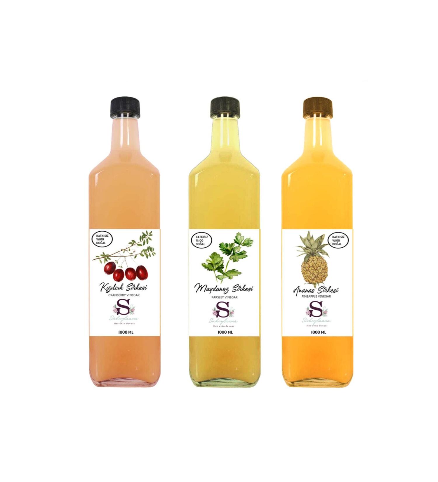 S heylaana Natural Cranberry Parsley and Pineapple Vinegar 1000 Ml
