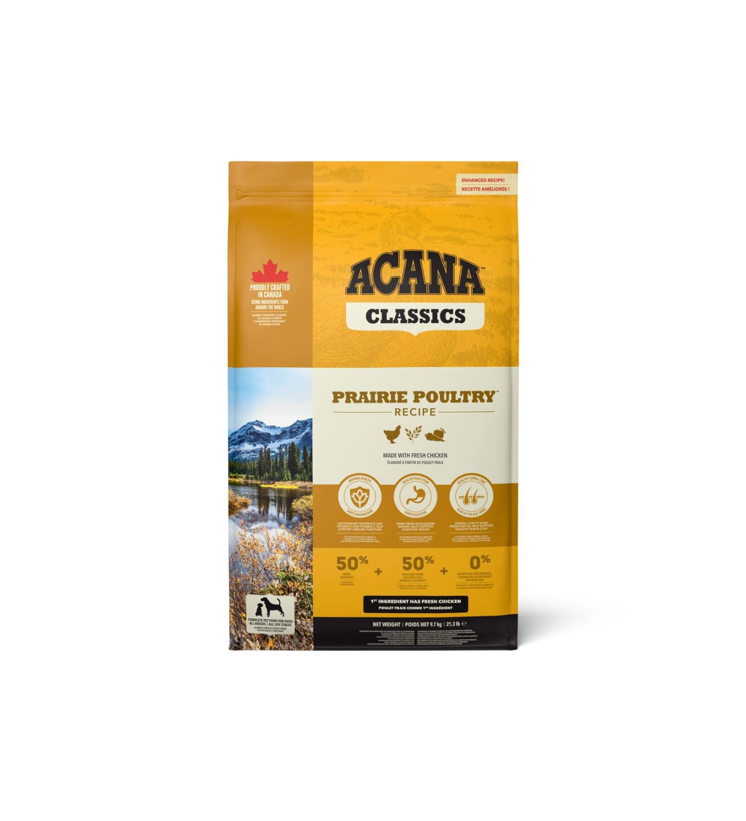 Acana Classics Prairie Poultry Dog Food 9.7 Kg