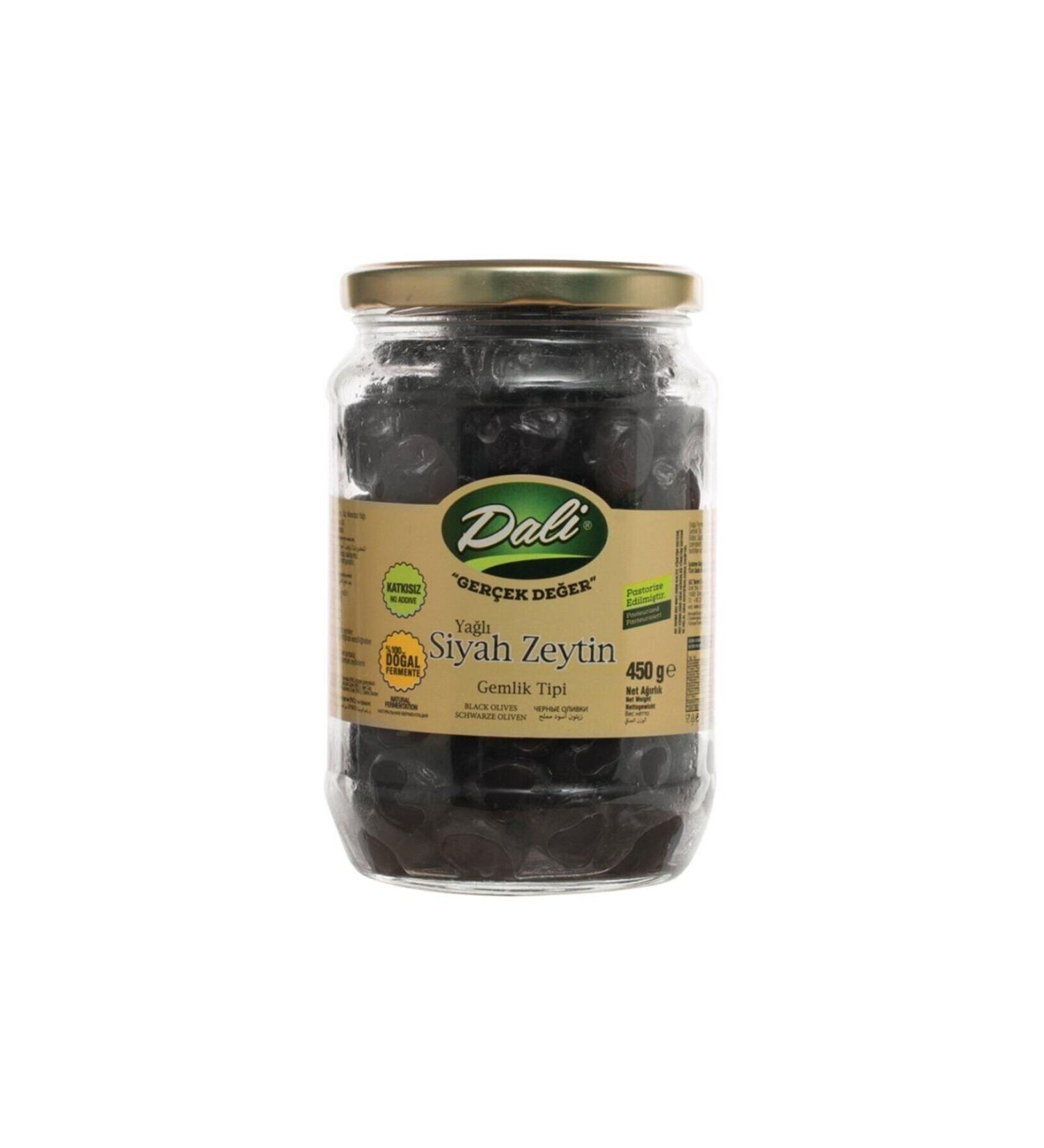 Dali Black Olives in Oil 450 gr