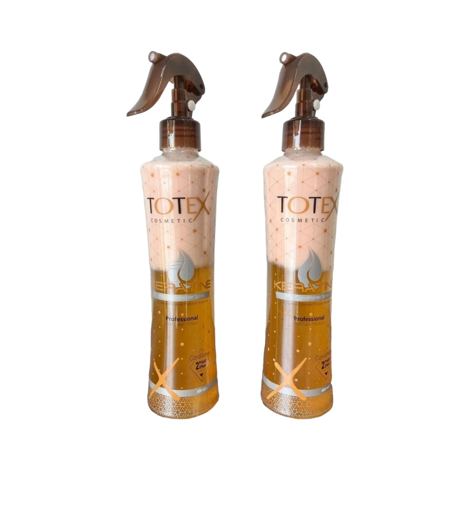 TOTEX 2 Phase | Hair Repair | Nourishing | Keratin Blow Dry Water 400 ml 2-pack