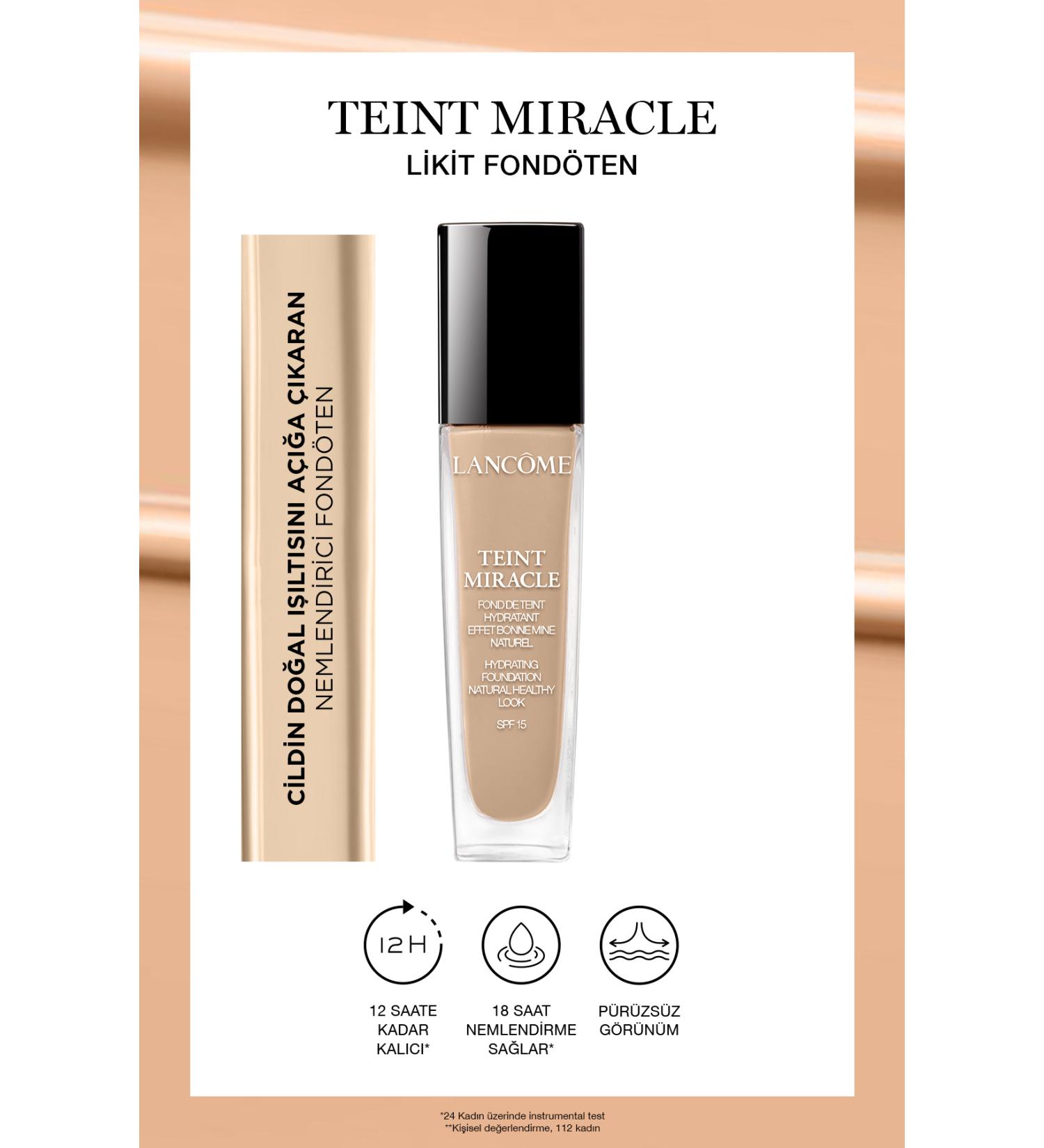 Lancome Teint Miracle Liquid Foundation 045 Sable Beige 3614271438058 - Buy Online on GoSupps.com