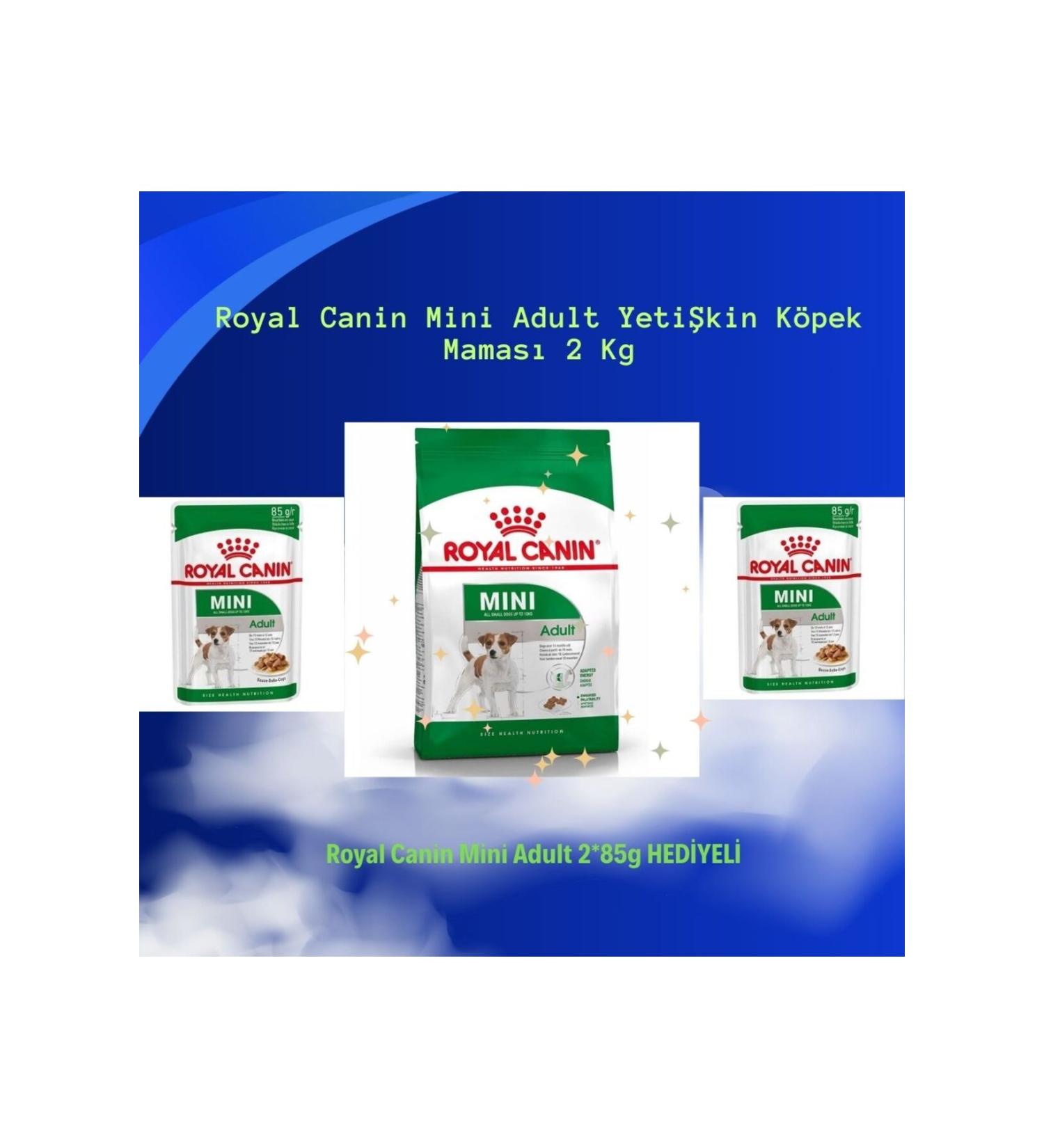 Royal Canin Mini Adult Adult Dog Food 2 Kg +2*85g Mini Adult Wet Food