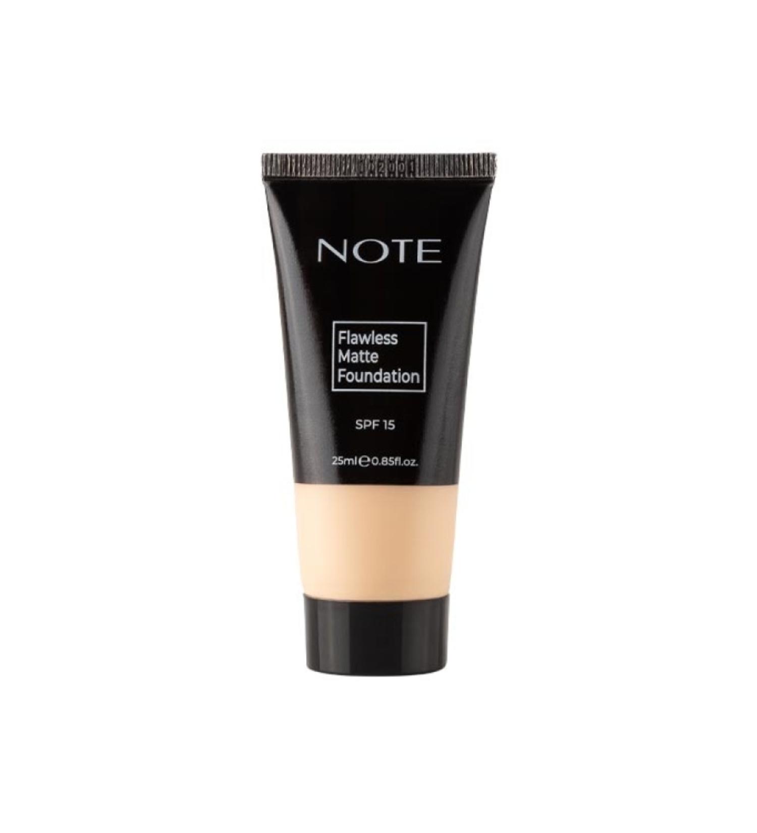 Note Cosmetics FLAWLESS MATTE FOUNDATION NATURAL BEIGE 01