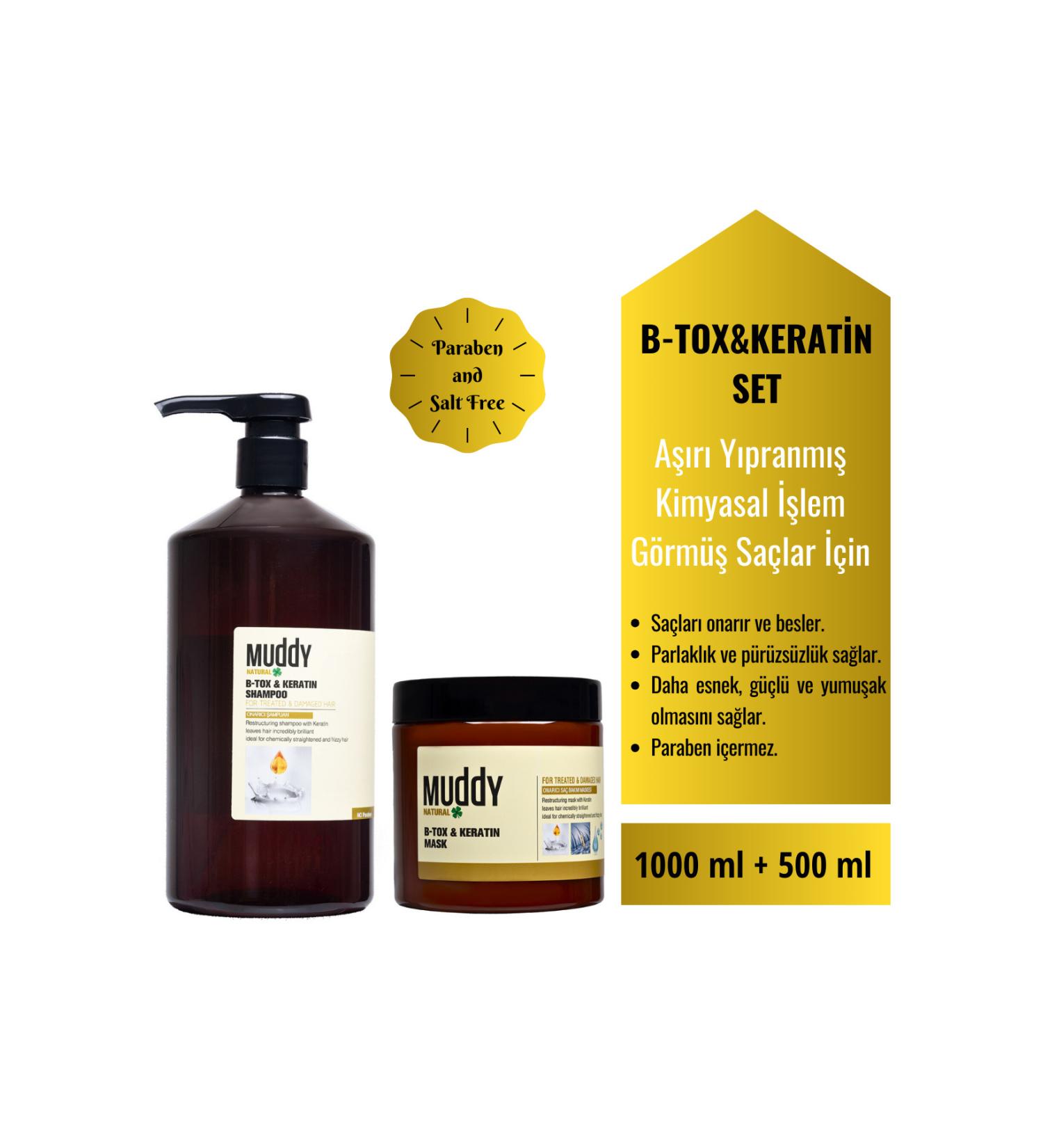 Muddy B-tox &kerat n Shampoo And Mask - Buy Online on GoSupps.com