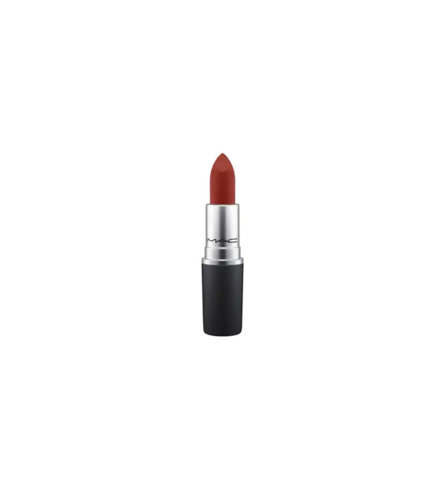 Mac Powder Kiss Lipstick - Matte Finish Moisturizing Lipstick - Dubonnet Buzz 3g