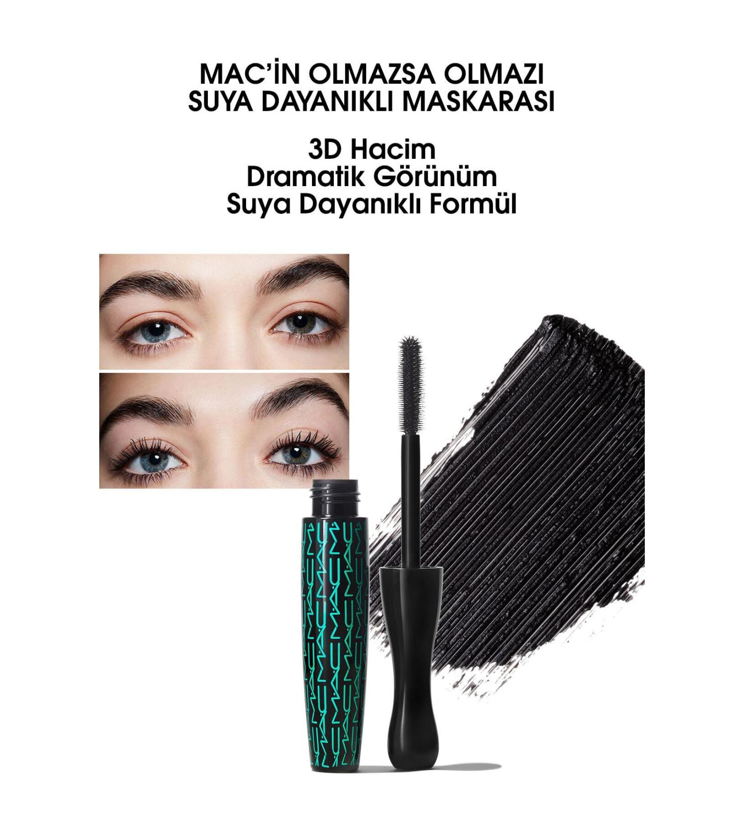 Mac Black Mascara - In Extreme Dimension Waterproof Mascara Dimensional Black 13 g 773602332793