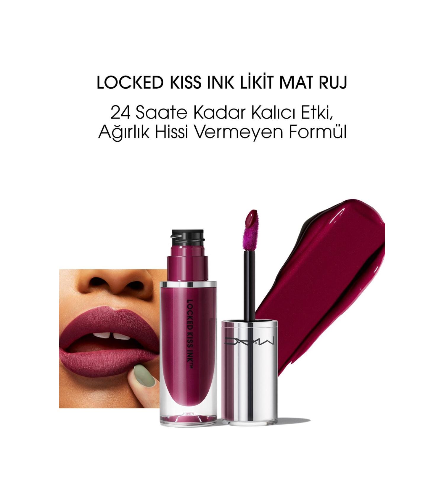Mac Locked Kiss Ink 24 Hour Waterproof Liquid Matte Lipstick - Fruitful 4 ml - Buy Online on GoSupps.com