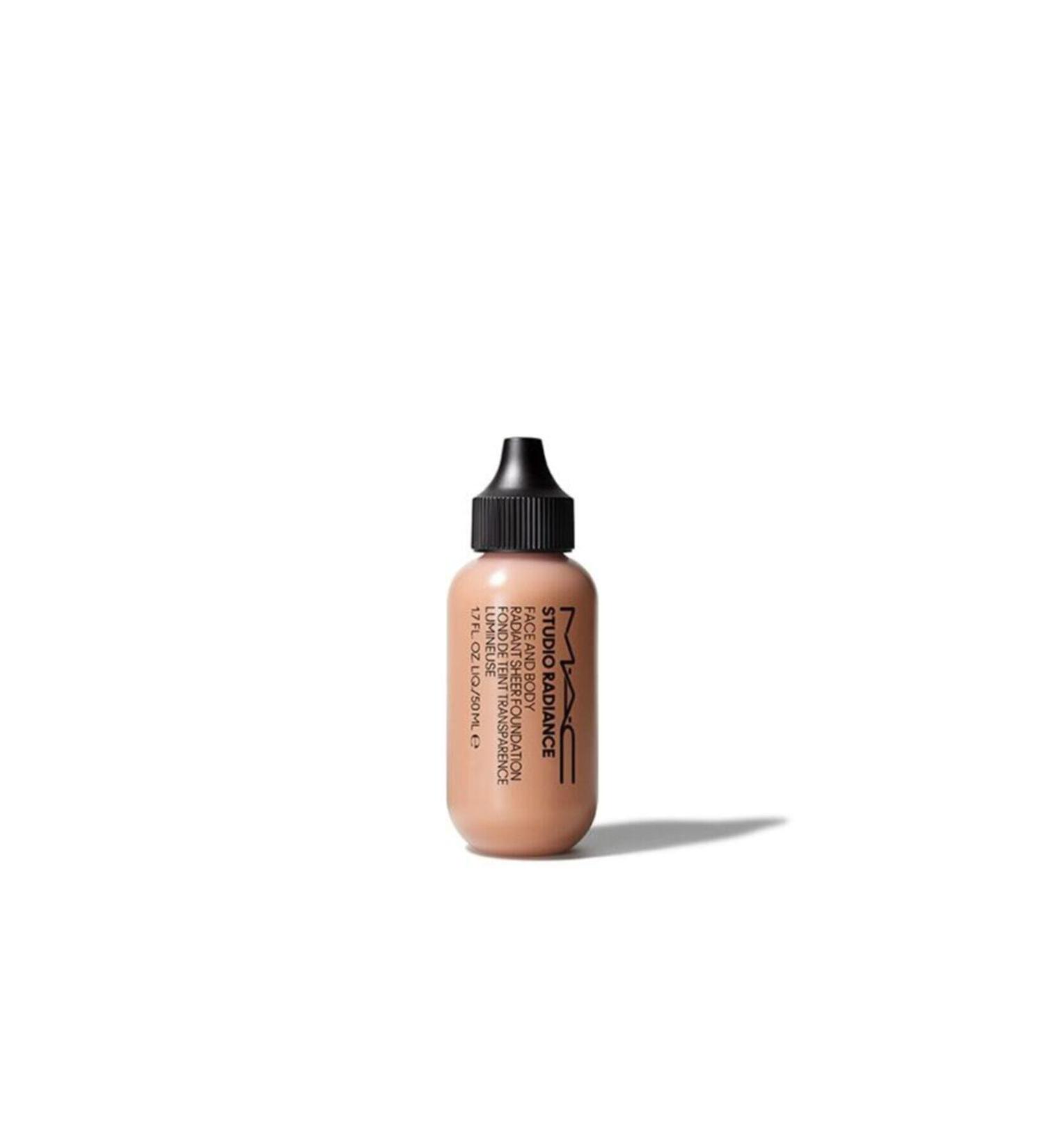 Mac Studio Radiance Face and Body Natural Luminous Finish Liquid Foundation - W2 - 50ml