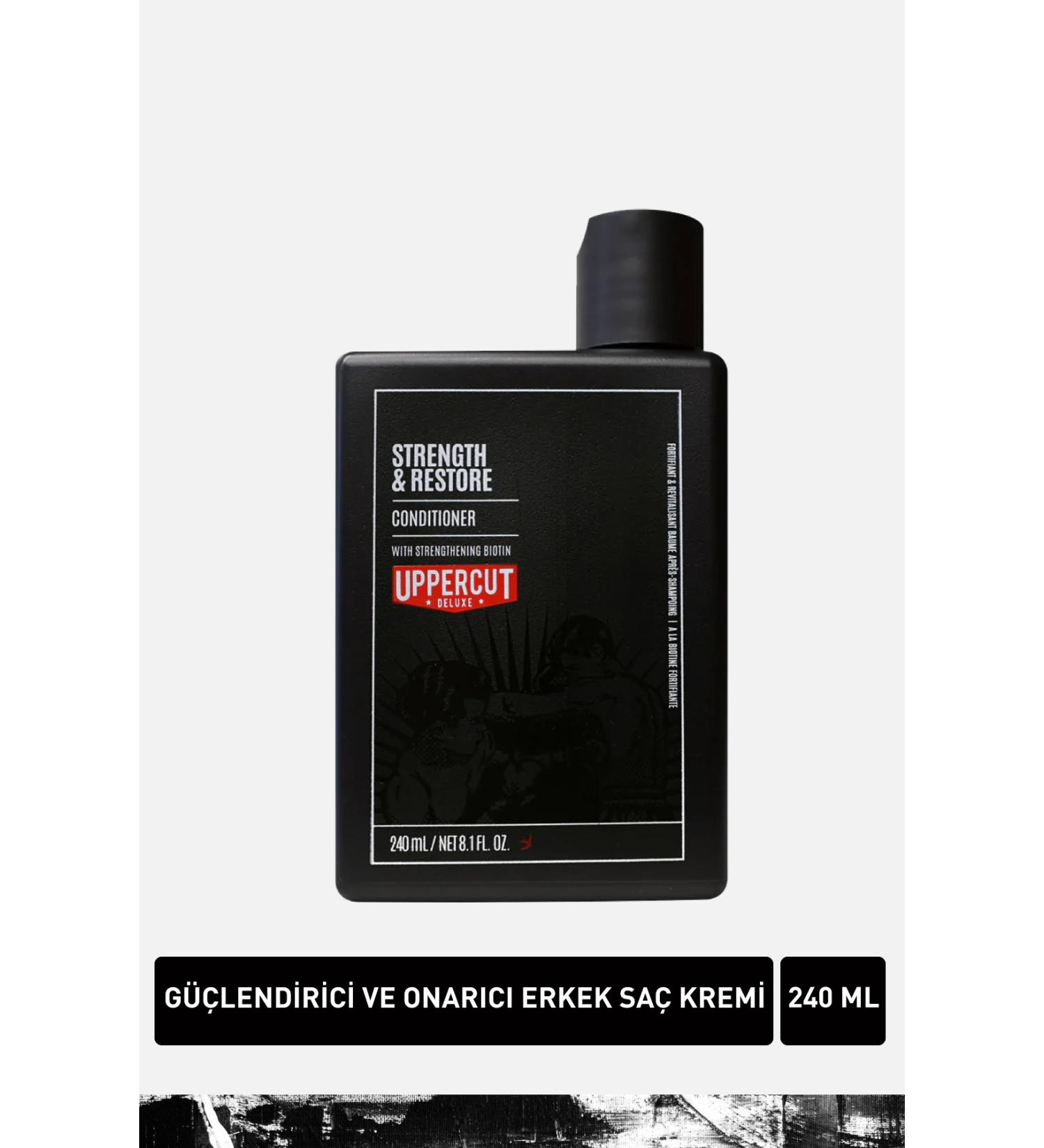 Uppercut Deluxe Strength And Restore Conditioner 240 Ml - Strengthening And Repairing Conditioner