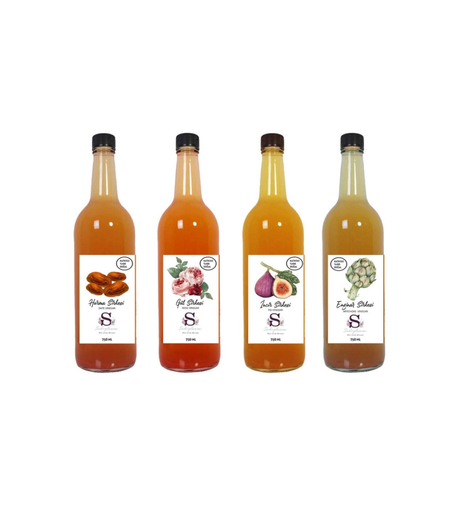 S heylaana Natural Rose Date Fig and Artichoke Vinegar 750 Ml