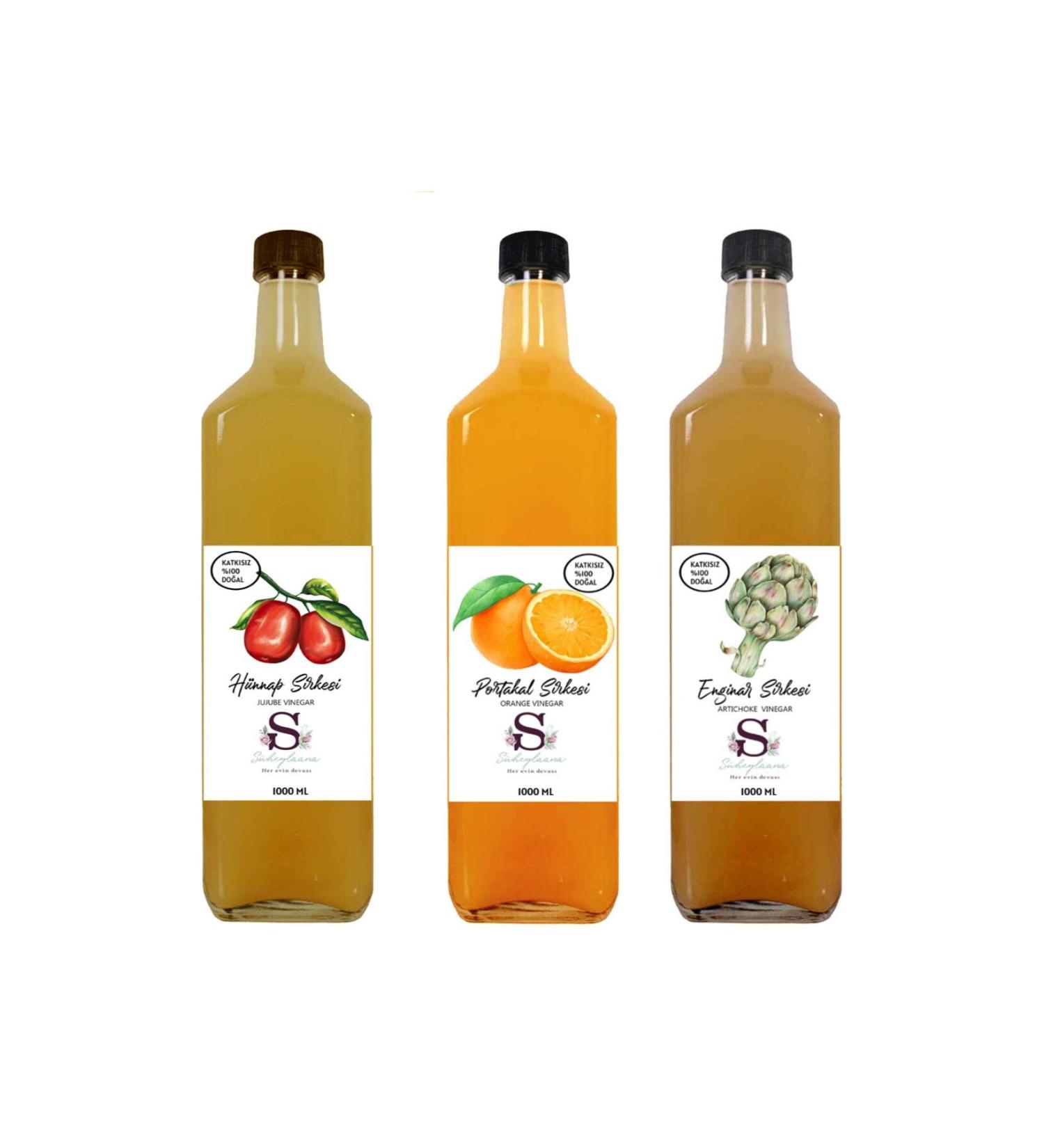 S heylaana Natural Jujube Artichoke and Orange Vinegar 1000 Ml