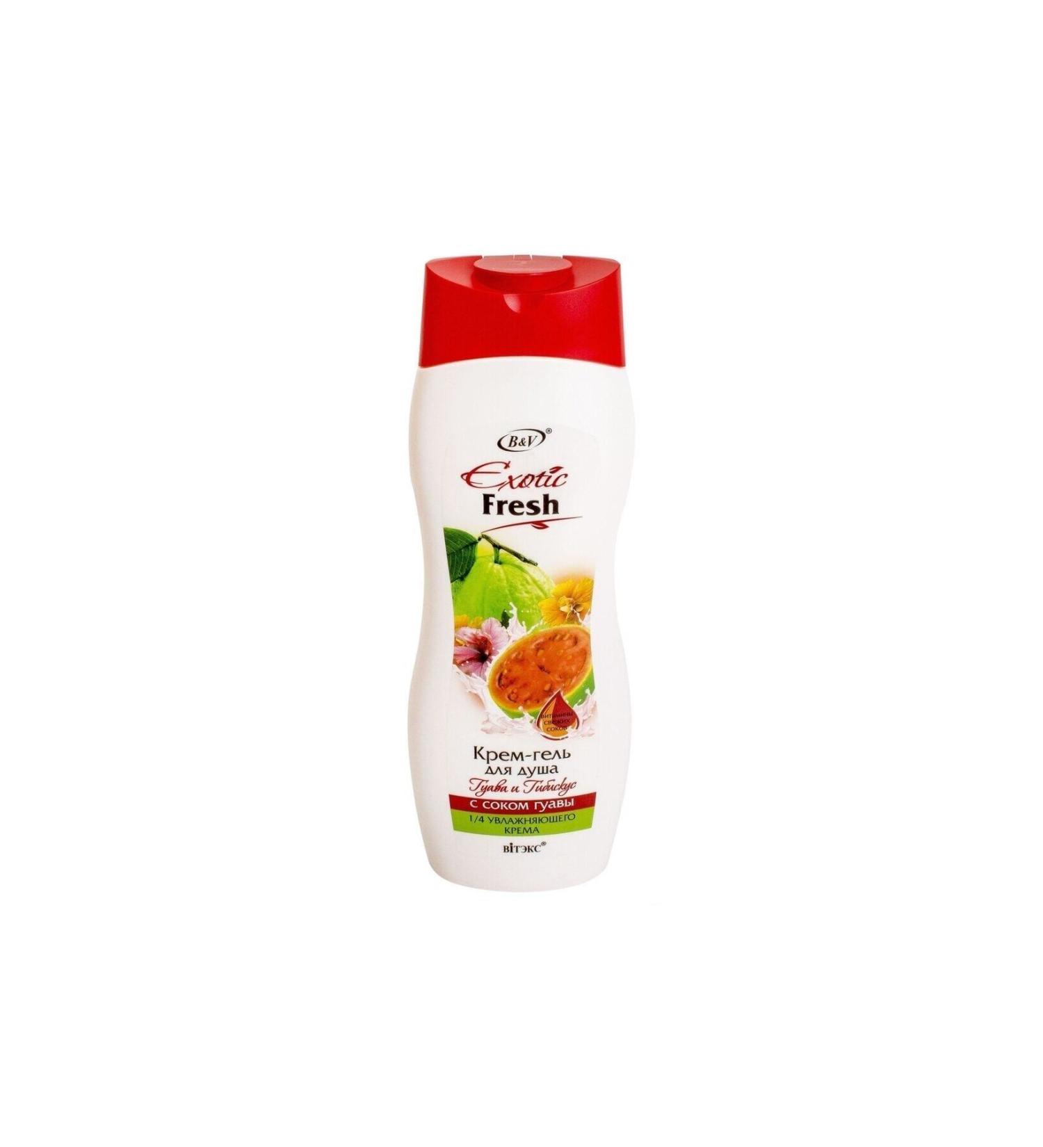 Vitex Cosmetics Vitex Exotic Fresh Guava and Hibiscus Aromatic Shower Gel (500 ml)