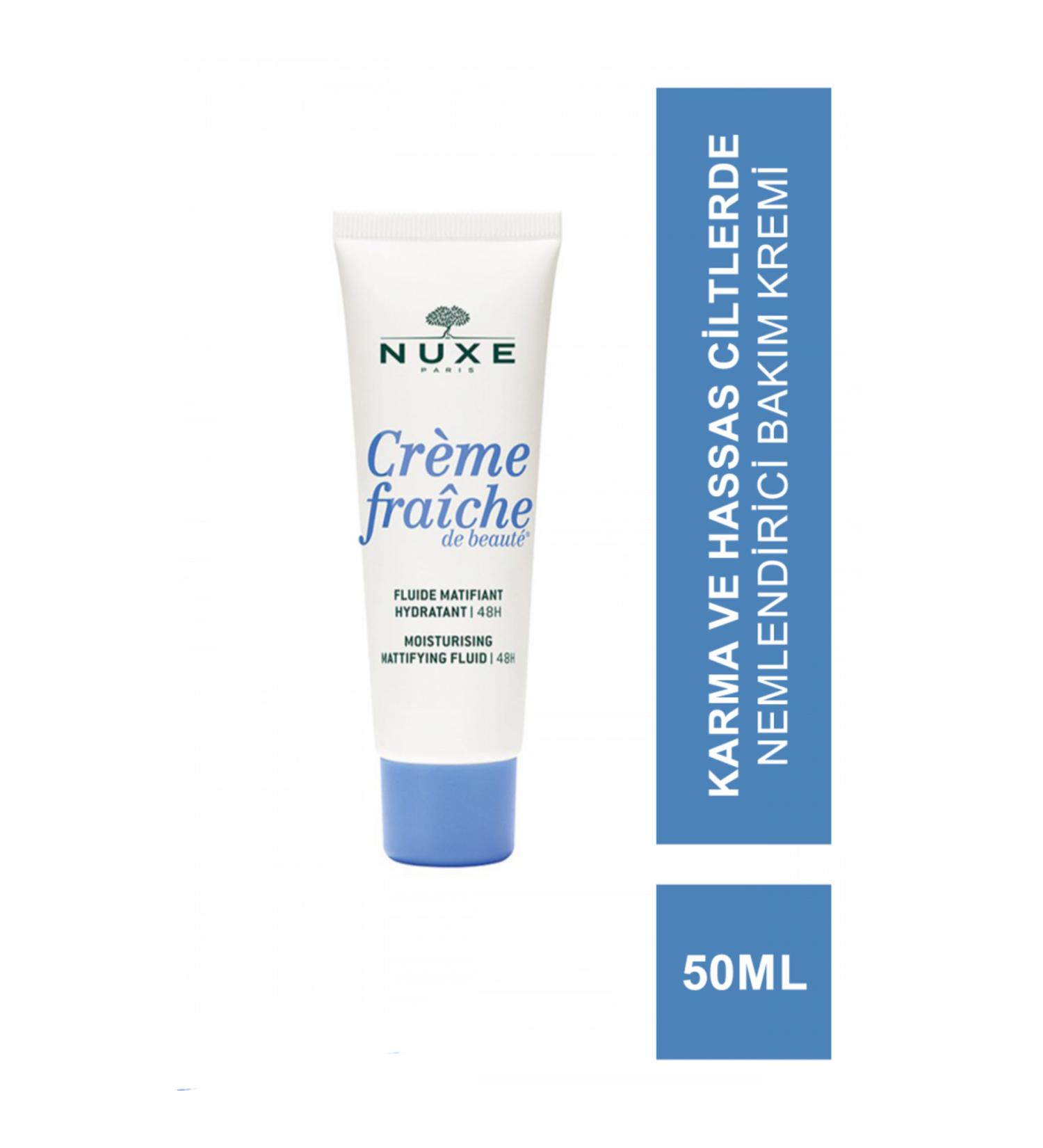 Nuxe Creme Fraiche 48h - 48 Hour Moisturizing Intensive Care Cream for Combination Skin 50 ml