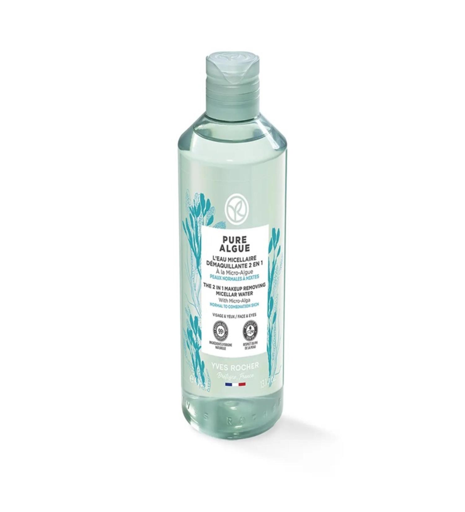 Yves Rocher Micellar Water - Normal and Dry Skin / Effective Moisturizing and Revitalizing - Prebiotic 400 ml - Buy Online on GoSupps.com