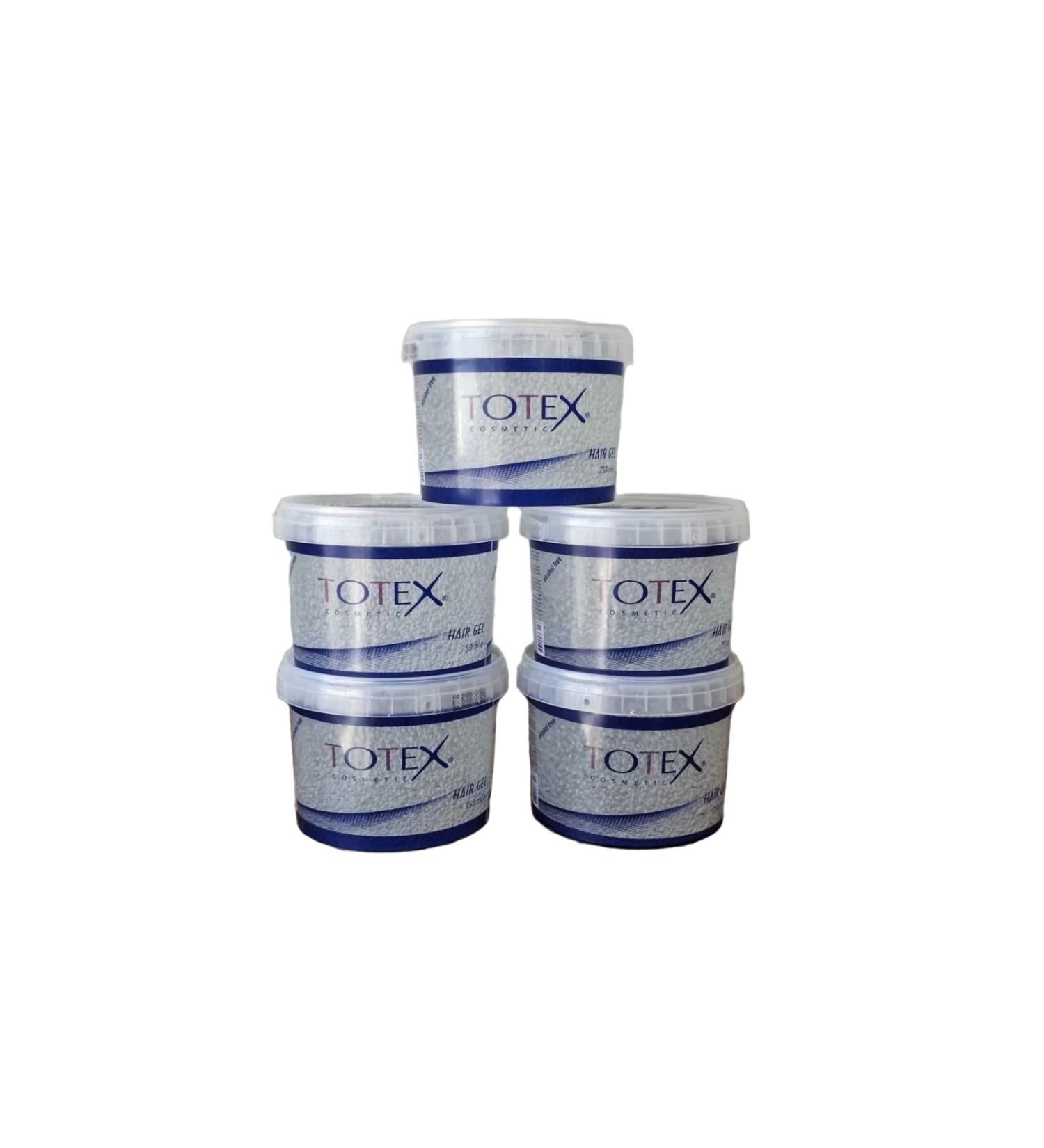 TOTEX Hair Gel Extra Strong 750 ml (5 Pieces)
