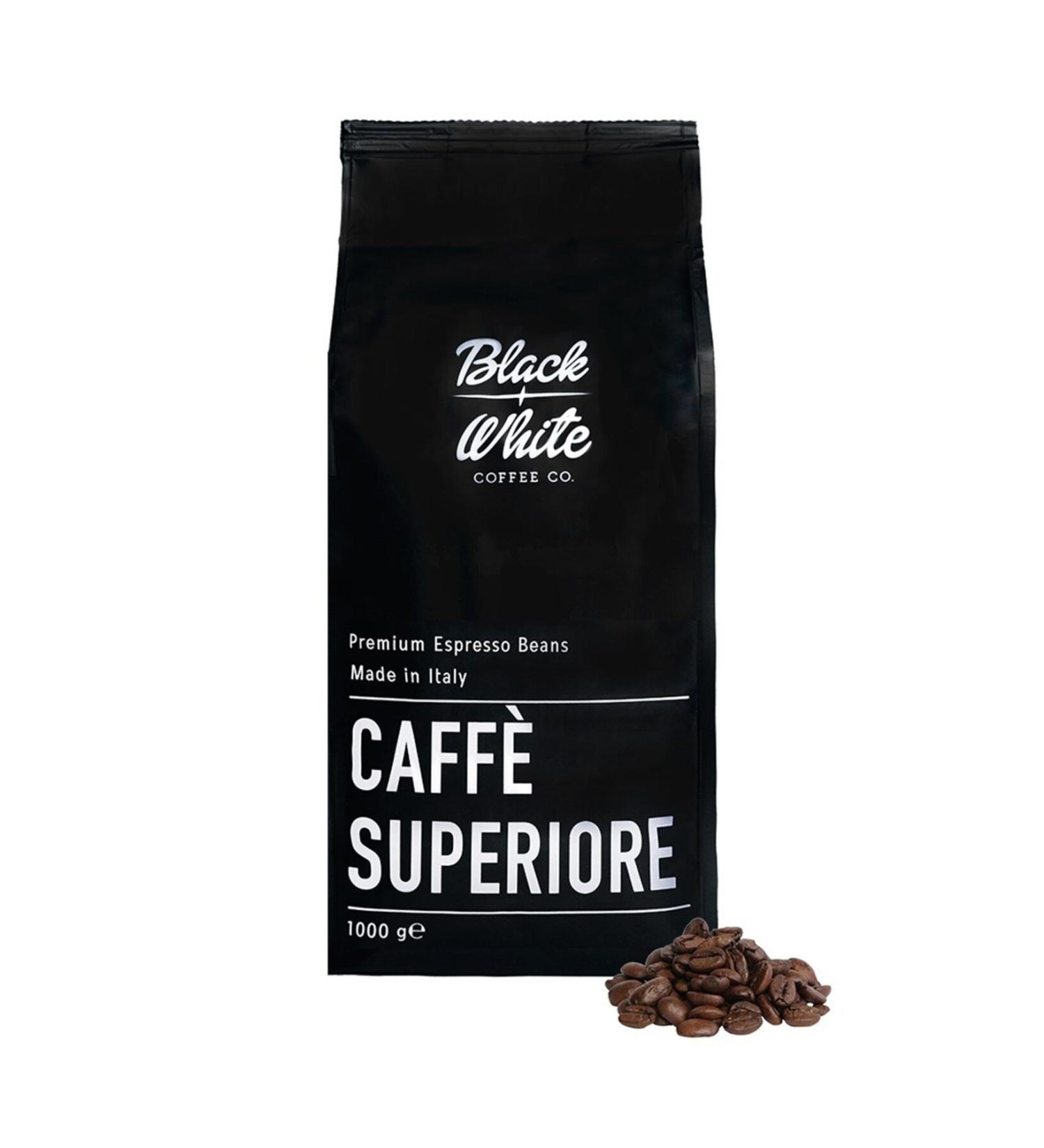 black and white Black & White Bean Coffee Caffe Superiore (1 kg)