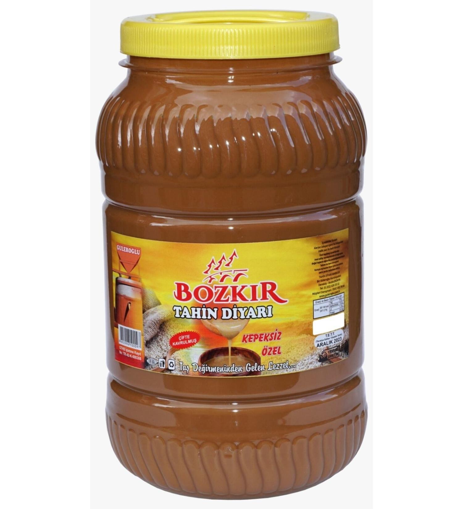 Bozk r Guleroglu Bran-Free Bozk r Tahini Plastic Box Net 2875 Gr - Buy Online on GoSupps.com