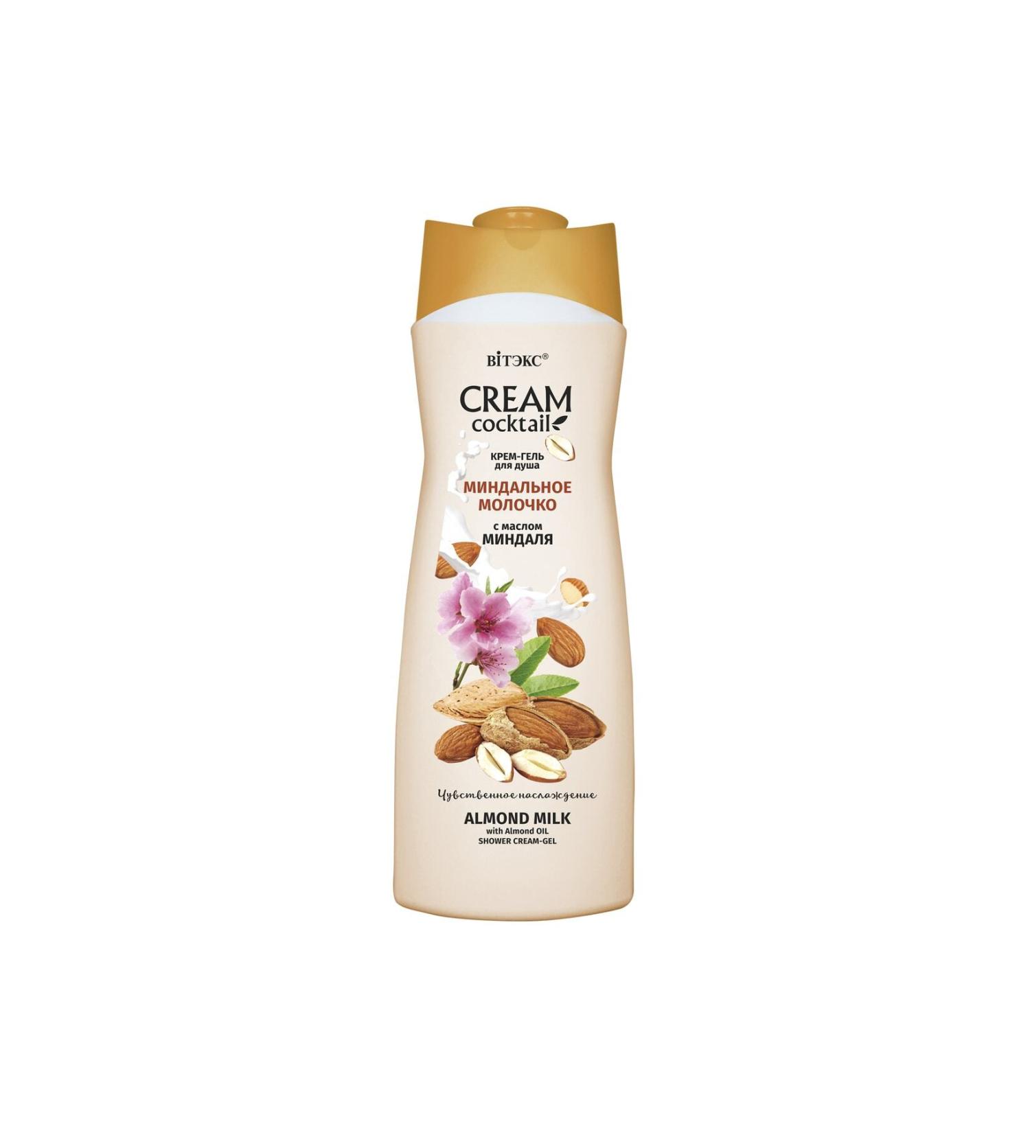 Vitex Cosmetics Vitex Almond Milk Cream Cocktail Shower Gel (515 ml)