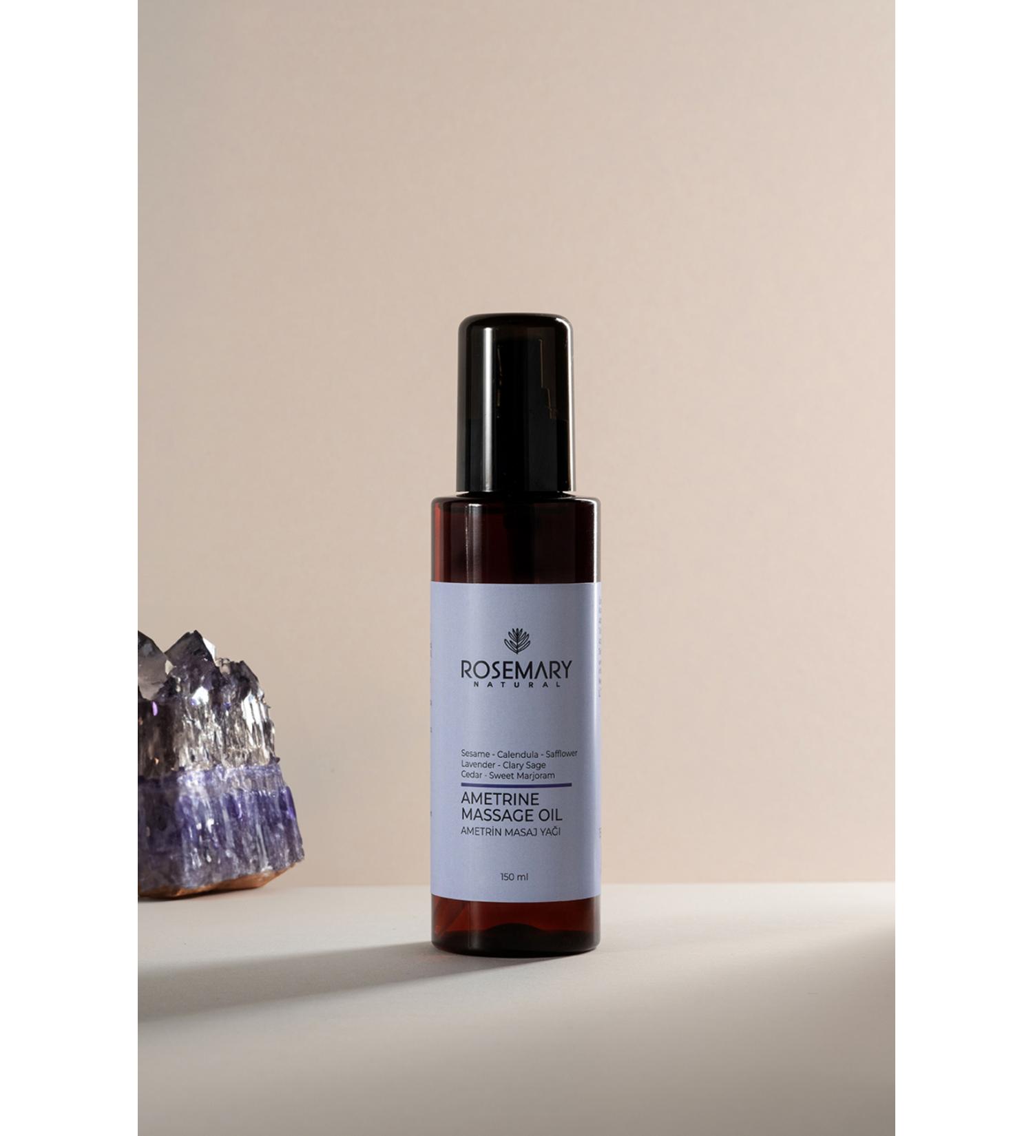 Rosemary Natural Ametrine Massage Oil 150 ml