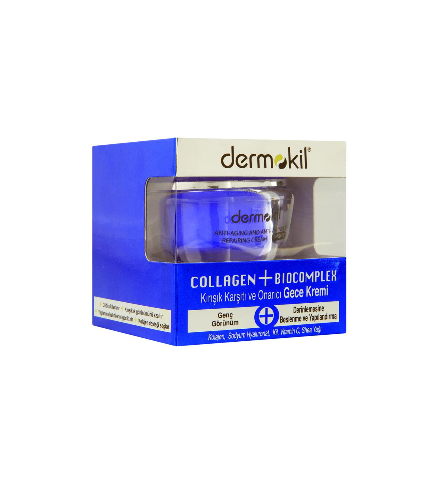 Dermokil Anti Age Anti-Wrinkle and Regenerating Night Care Cream - Buy Online on GoSupps.com