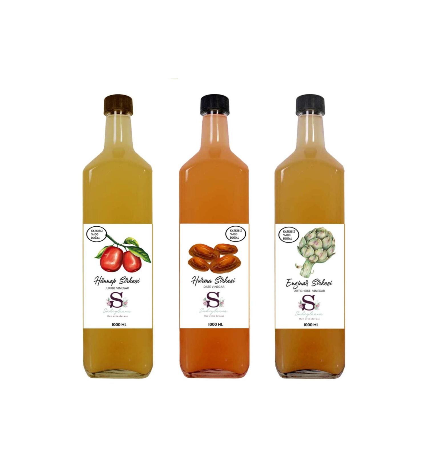 S heylaana Natural Jujube Artichoke and Date Vinegar 1000 Ml