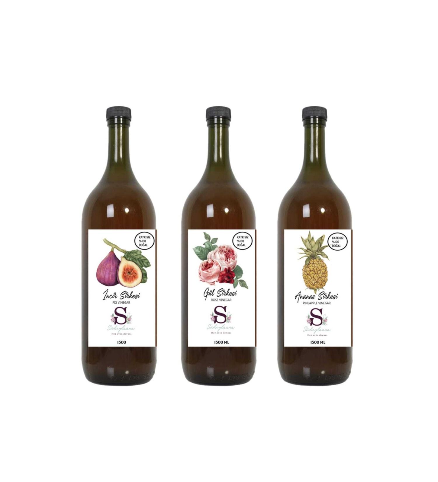 S heylaana Natural Pineapple Fig and Rose Vinegar 1500 ml