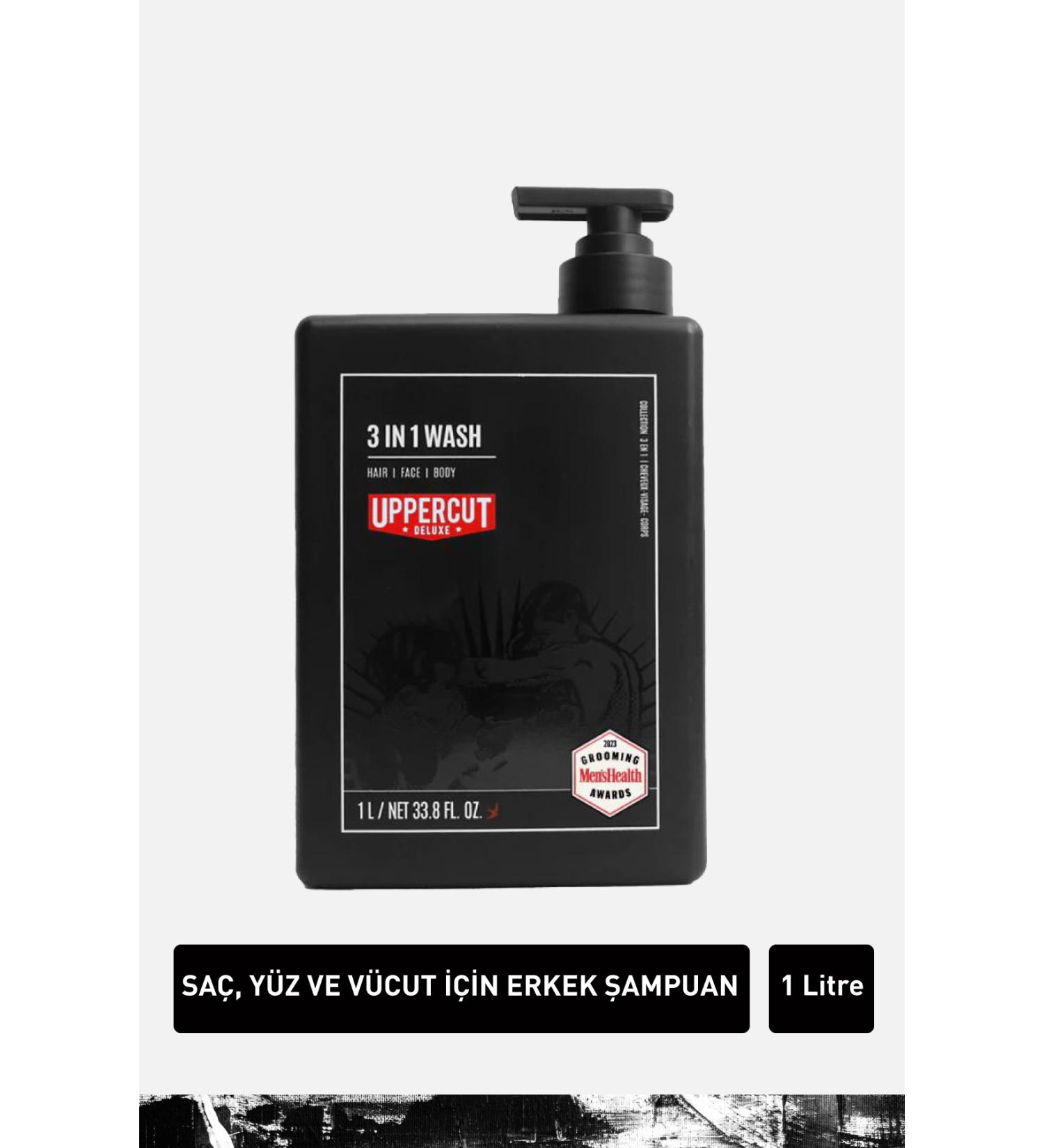 Uppercut Deluxe 3 in 1 Wash 1L - 3 in 1 Shampoo