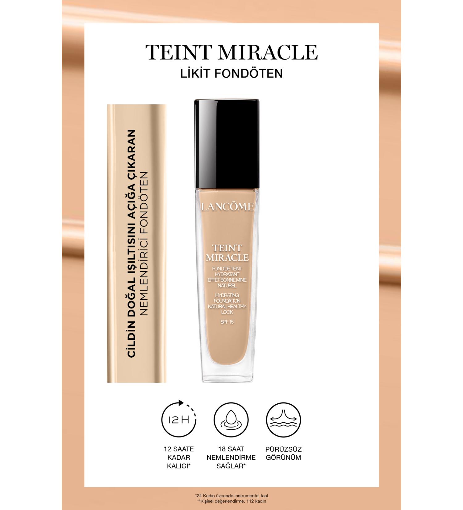Lancome Teint Miracle Liquid Foundation 035 Beige Dor 3614271438034 - Buy Online on GoSupps.com