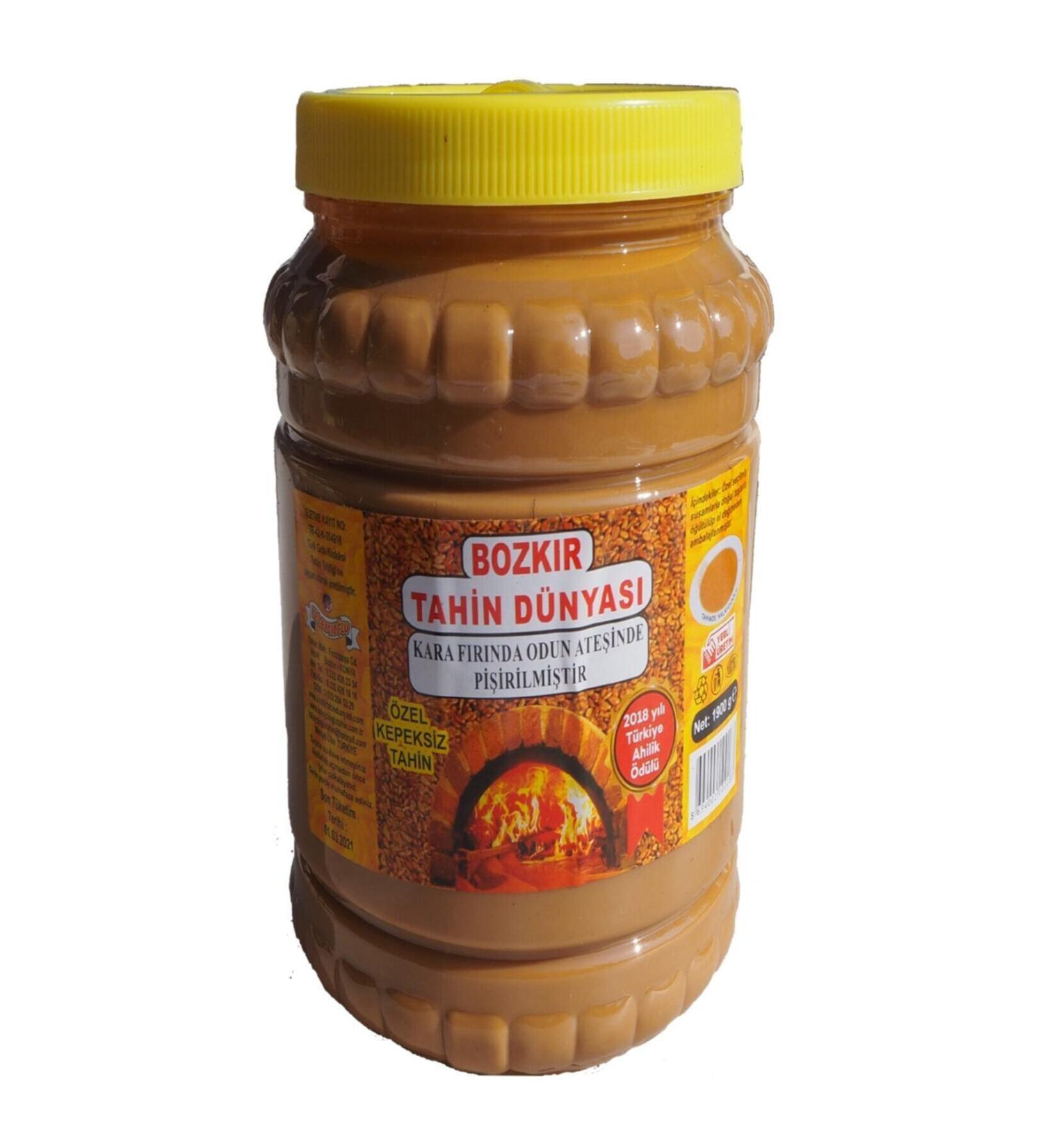 Kalayc o lu Bozk r Tahini World Bran-Free Bozk r Tahini 1900 Gr.