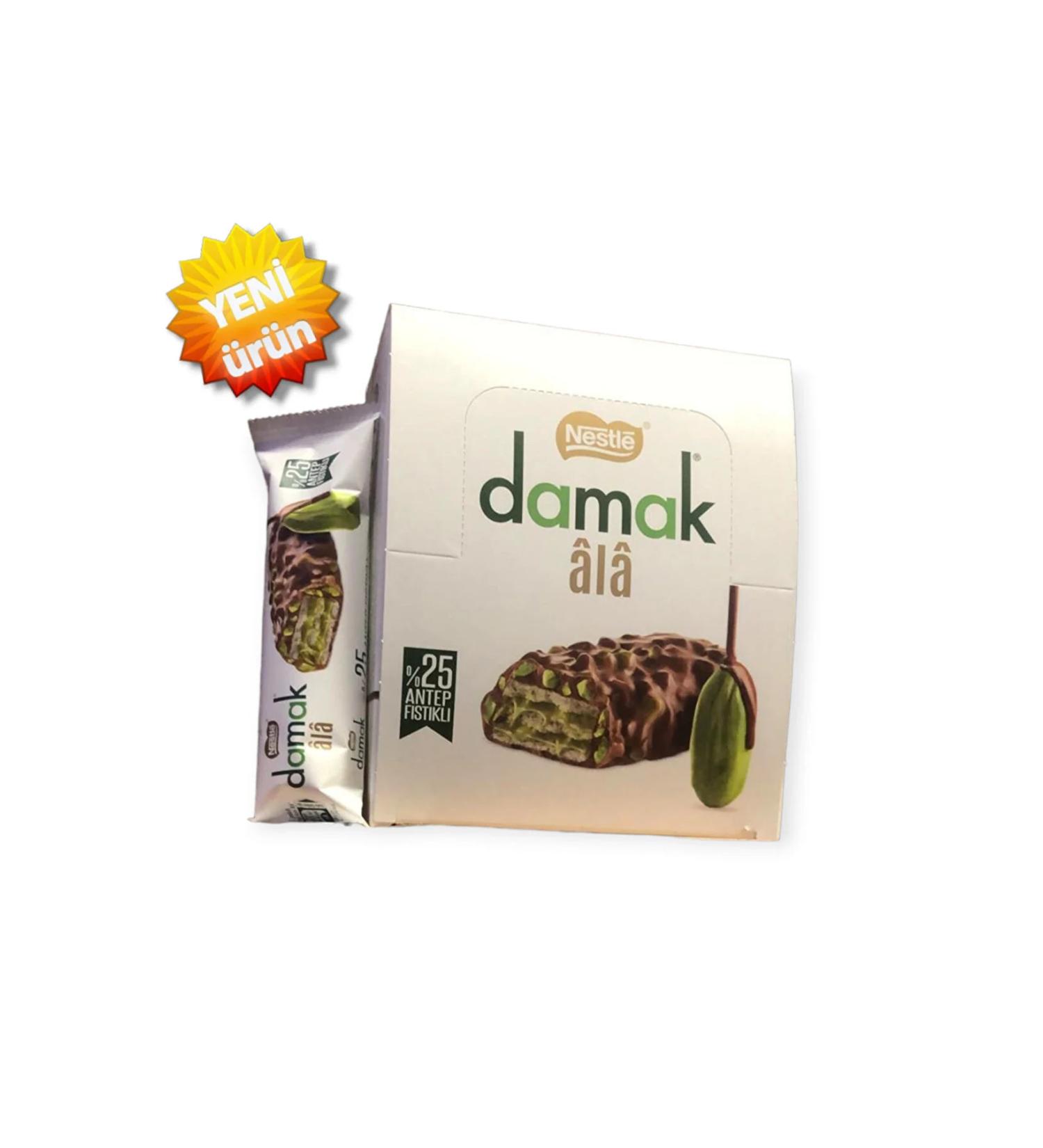 Nestle Yeni Damak Ala Pistachio Wafer 30 Gr x 12 Pieces