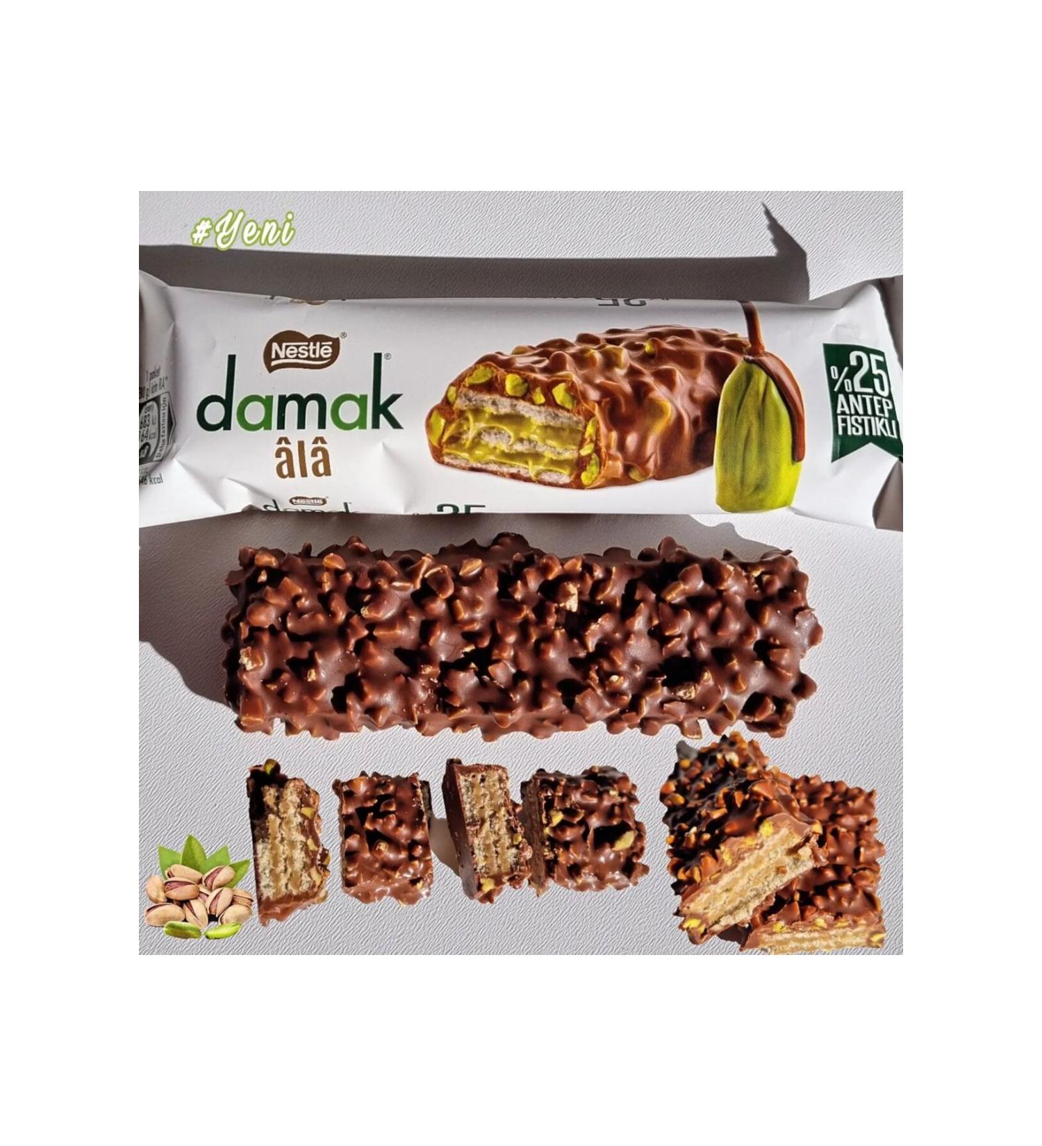 Nestle Yeni Damak Ala Pistachio Wafer 30 Gr x 24 Pieces
