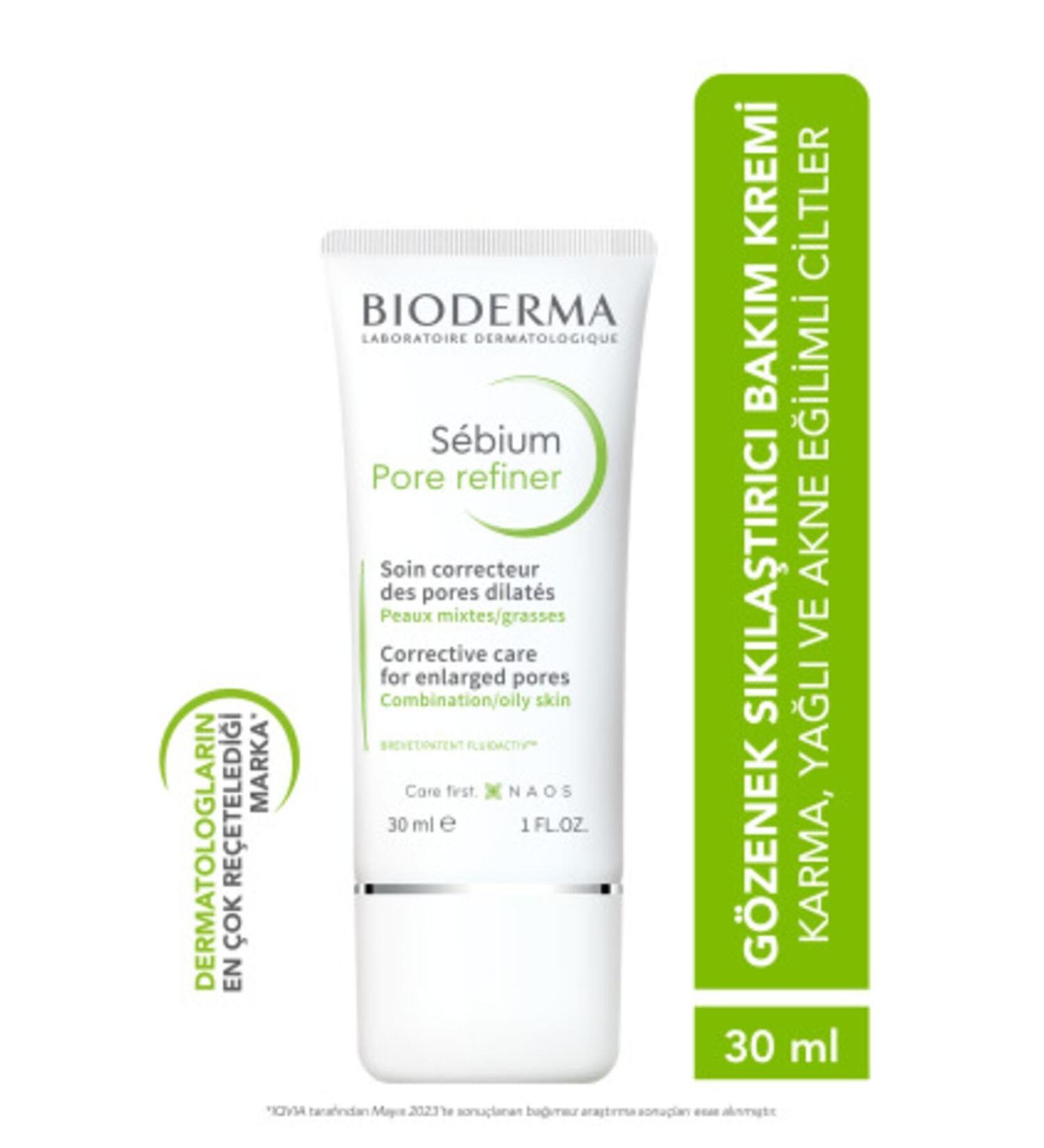 Bioderma Pore Firming Sebium Pore Refiner Cream for Oily and Porous Skin 30 ML Shiine17