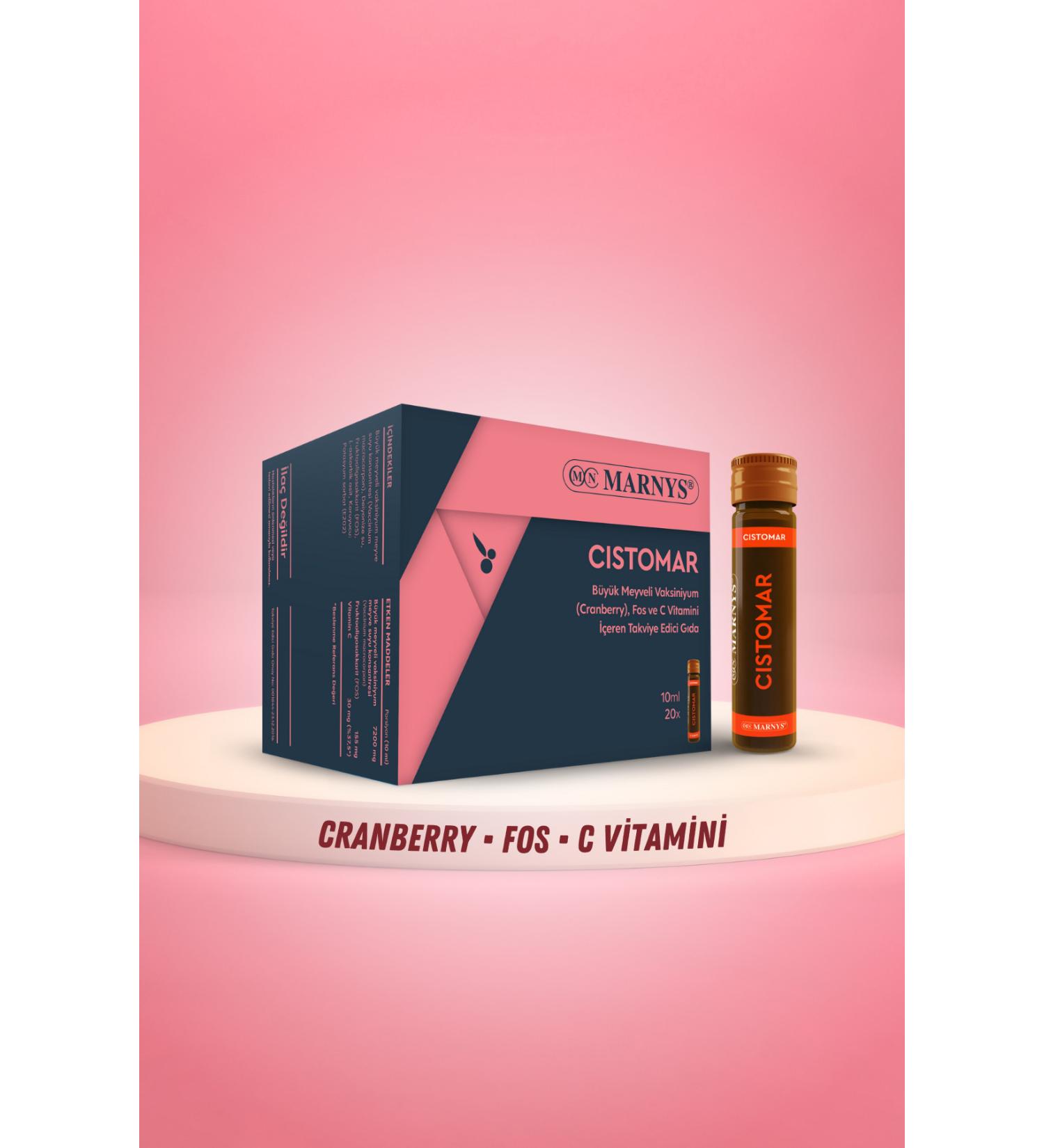 Marnys Cistomar Food Supplement 20 Vials X 10 ml