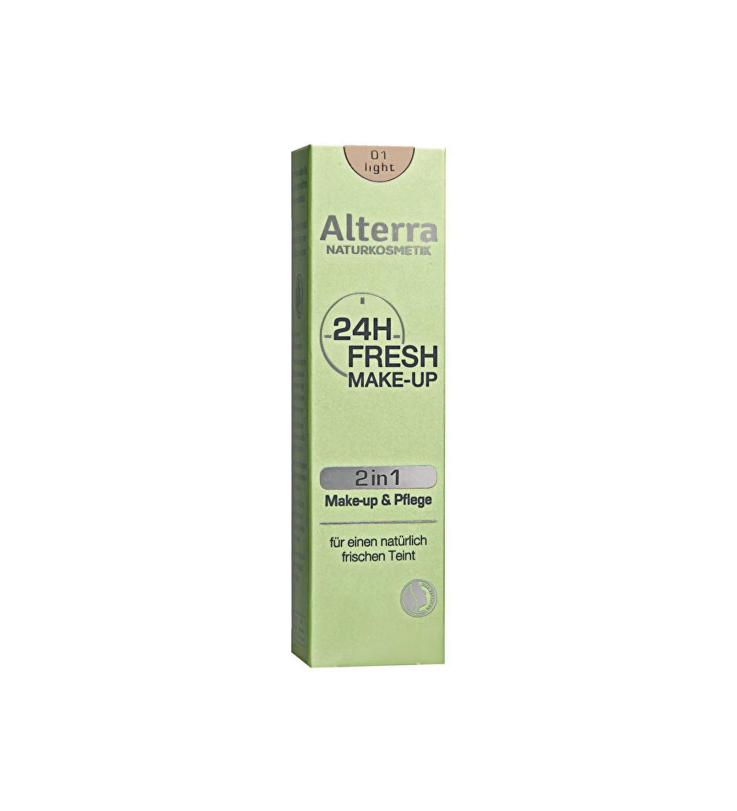 Alterra Foundation 24 Fresh 01 Light 30 ml