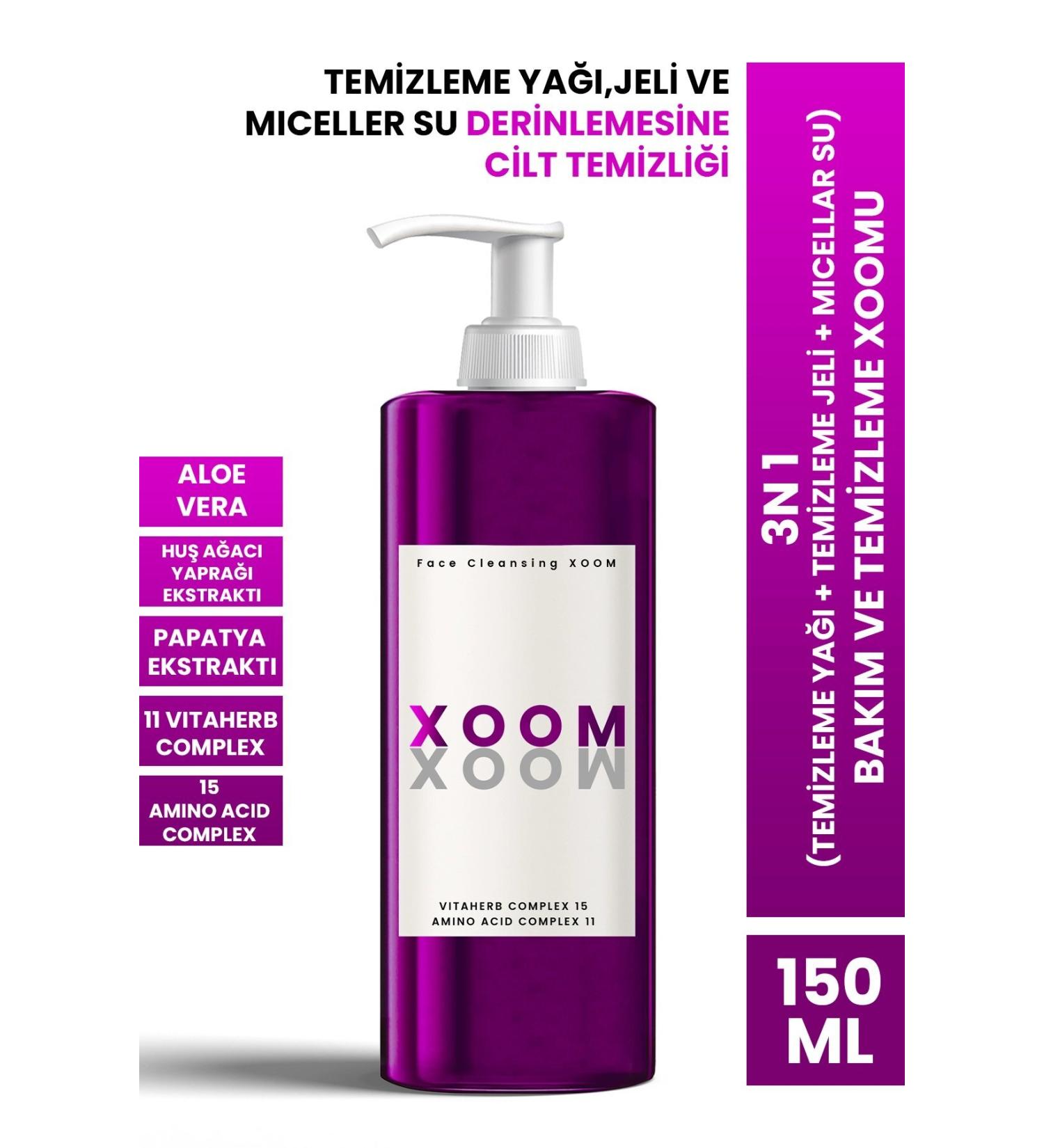 PROCSIN Xoom 3 in 1 (Cleansing Oil + Cleansing Gel + Micellar Water) Care and Cleaning Xoom 150 ML - Buy Online on GoSupps.com