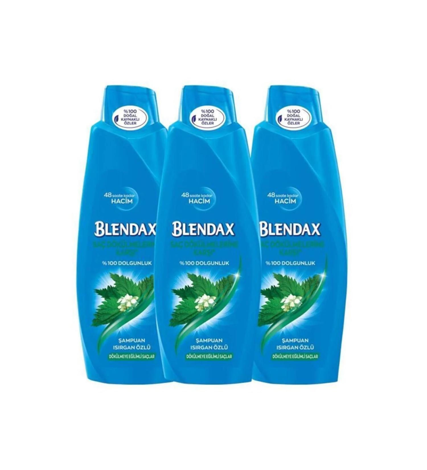 Blendax Anti Hair Loss Nettle Essence Shampoo 500 ml * 3 PCS