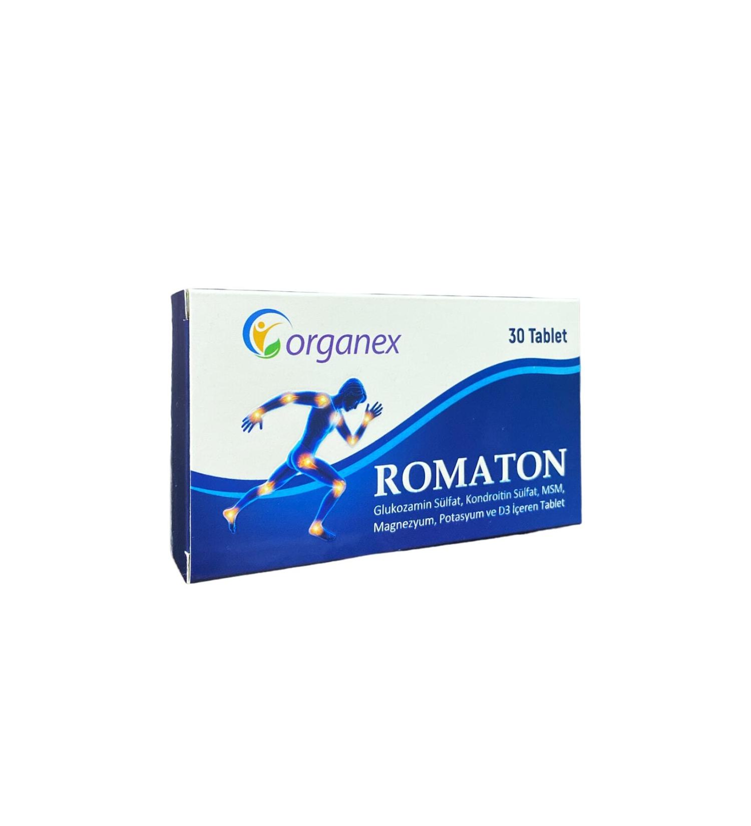 Organex Romaton Glucosamine Chondroitin MSM 30 Tablets