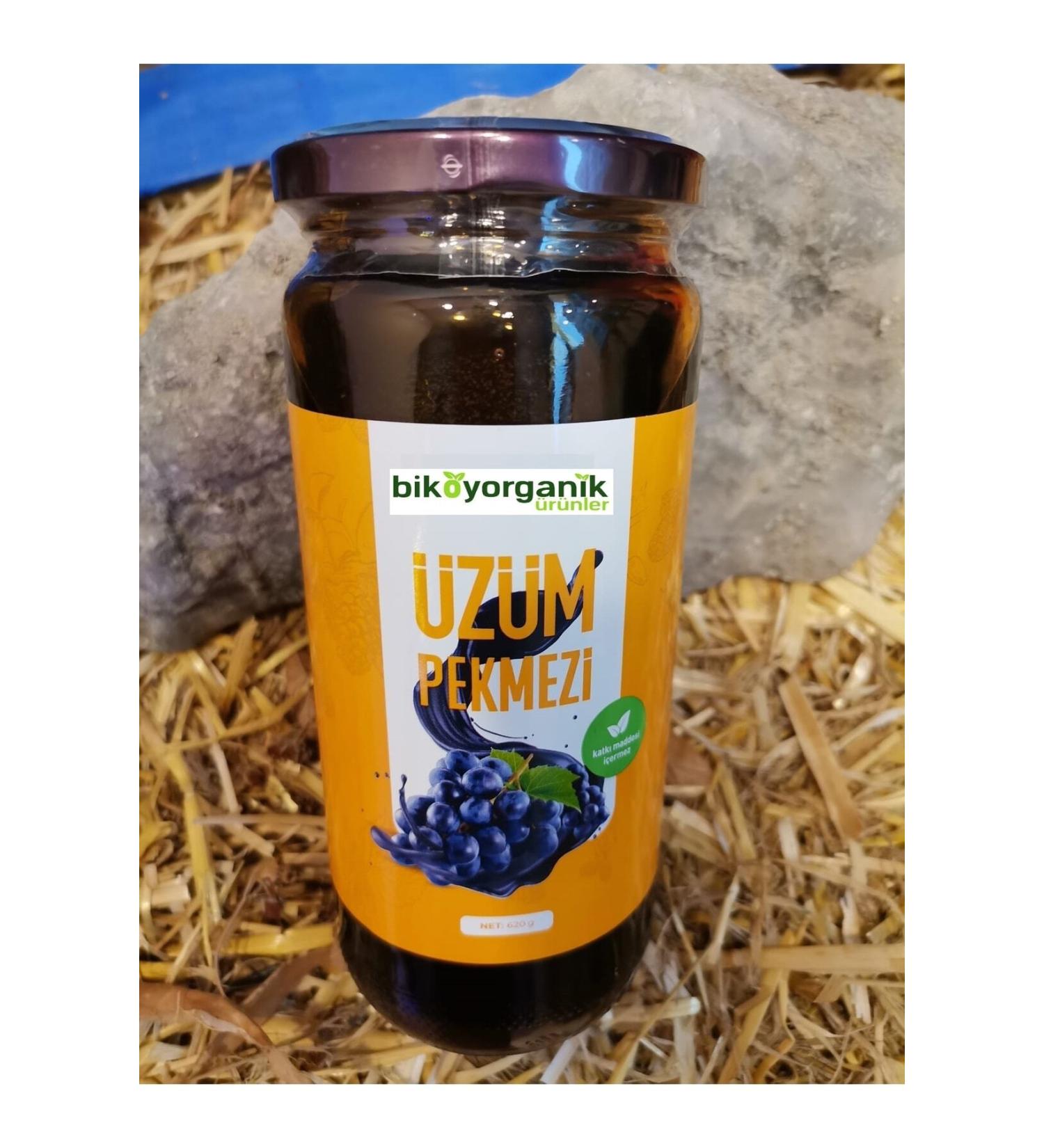 B K Y ORGANIC Grape Molasses (NATURAL AND ADDITIVE-FREE) 2x 640 gr