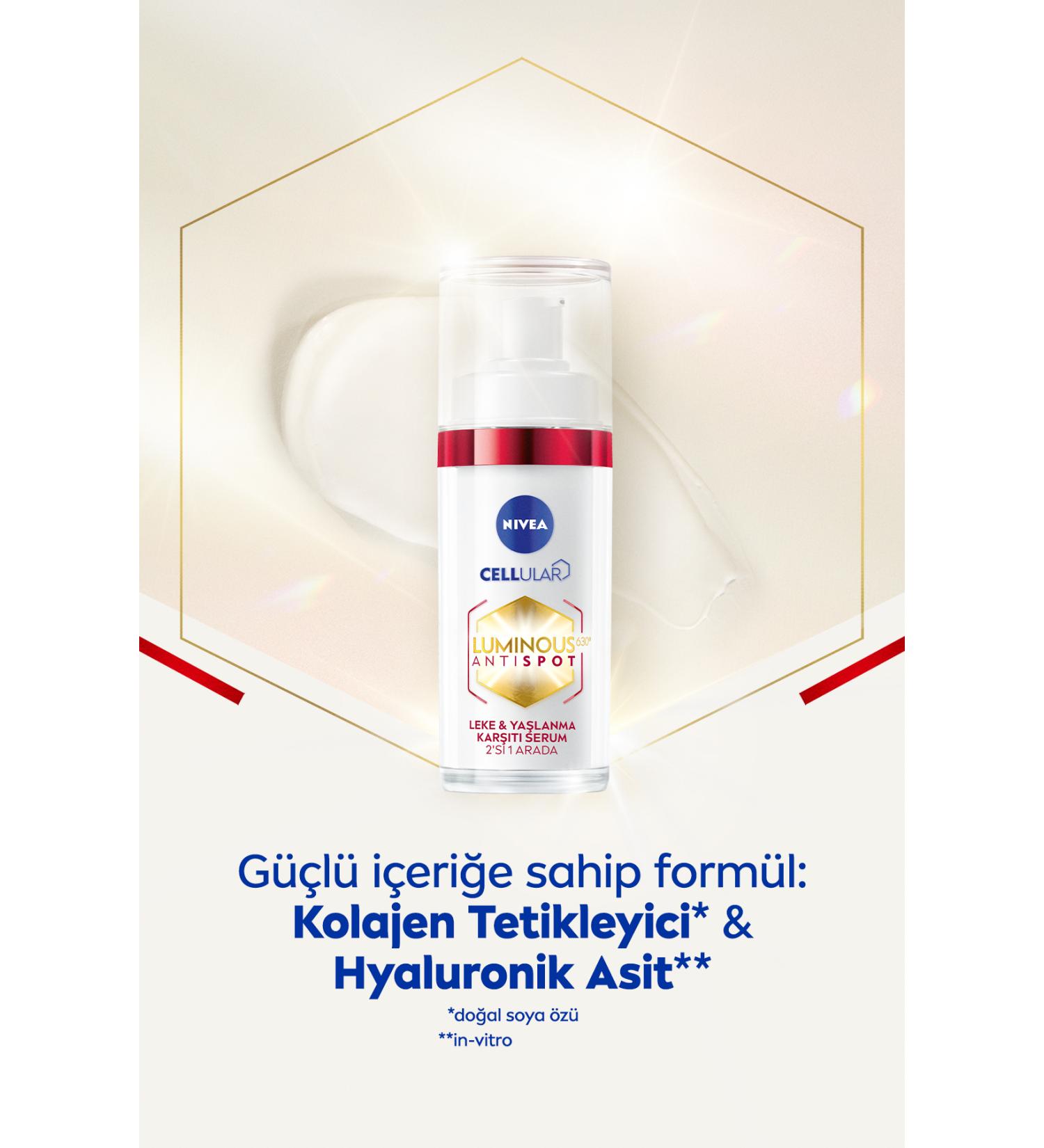 NIVEA LUMINOUS630 ANTI-STAIN AND ANTI-AGING SERUM 30 ml ACID AND COLLAGEN TRIGGER BRIGHTT541 - Buy Online on GoSupps.com