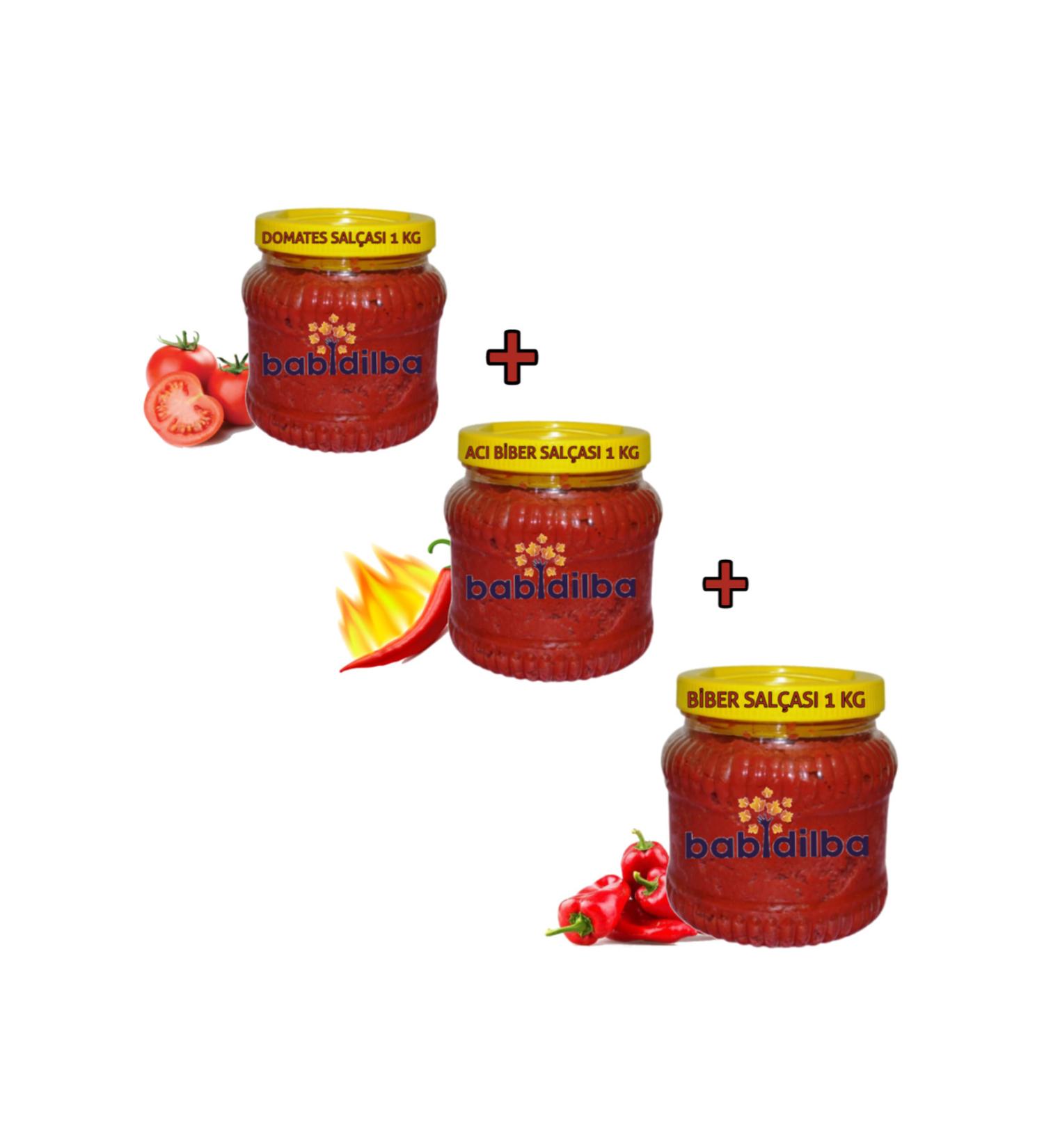 BAB D LBA 3-Piece Hatay Local Tomato Paste Package