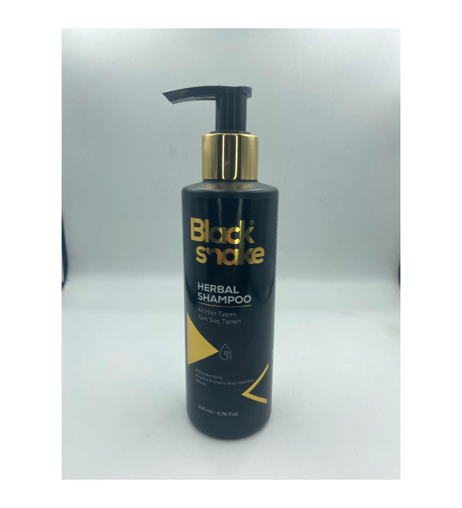 Black Snake Black Hair Shampoo Hair Blackening Shampoo Set 200ml