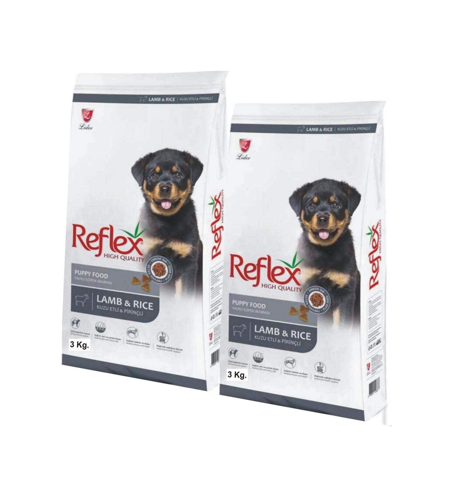 Reflex Puppy Food Lamb And Rice 2x3 Kg.