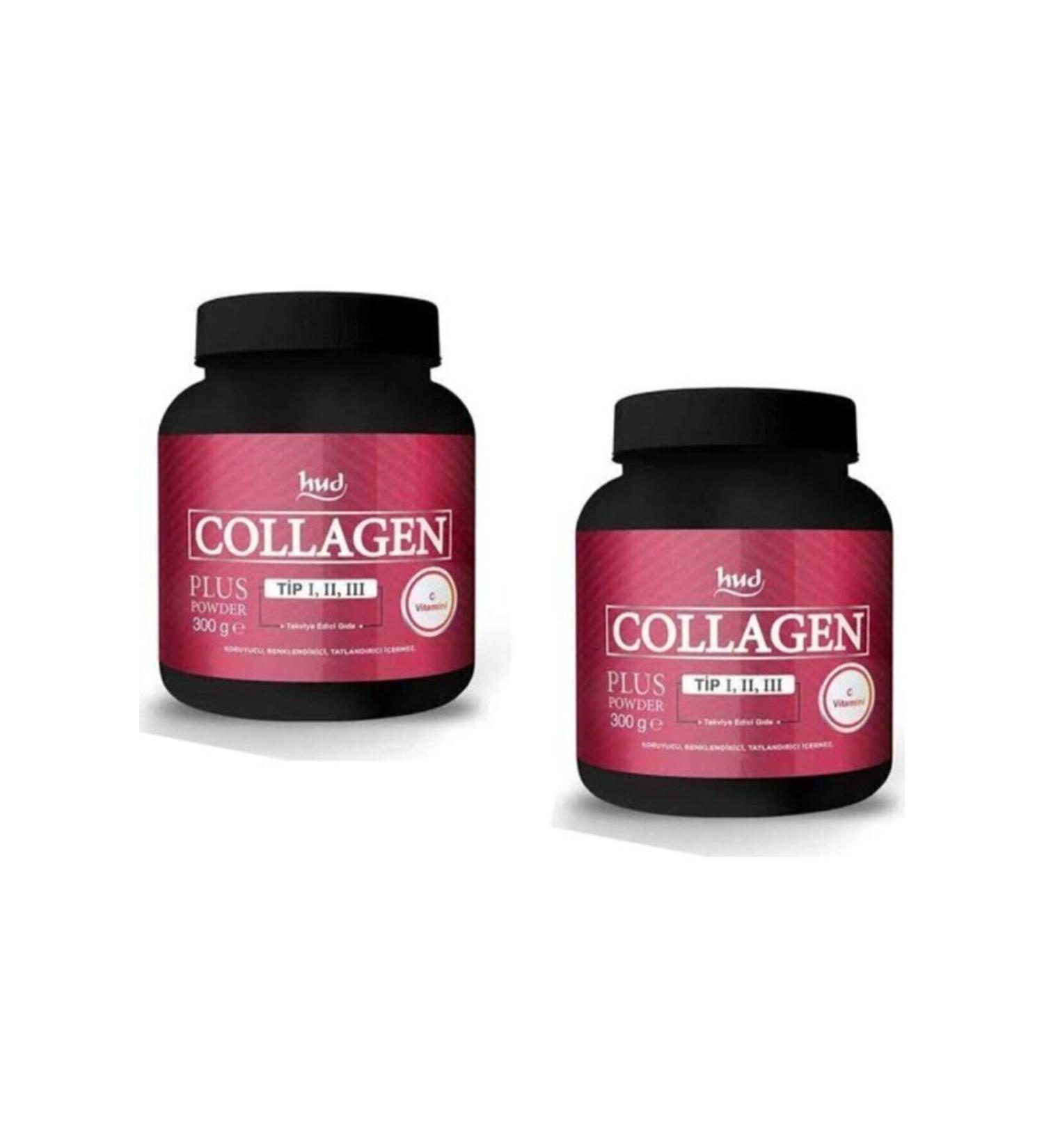Hud Collagen Plus Powder Collagen Powder- Hydrolyzed Collagen Type Collagen Powder Drink 2 Pieces