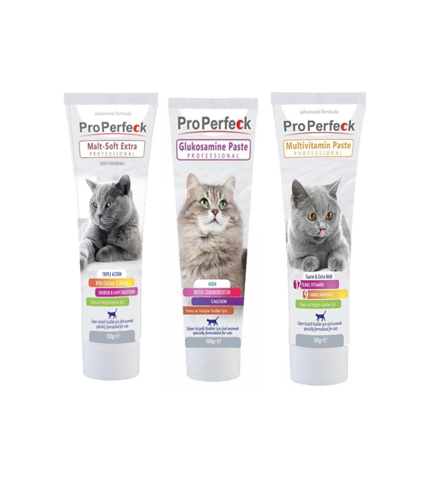 pro perfeck Malt Soft Extra 100 Gr + Multivitamin Paste 100 Gr + Glukosamine Paste 100 Gr